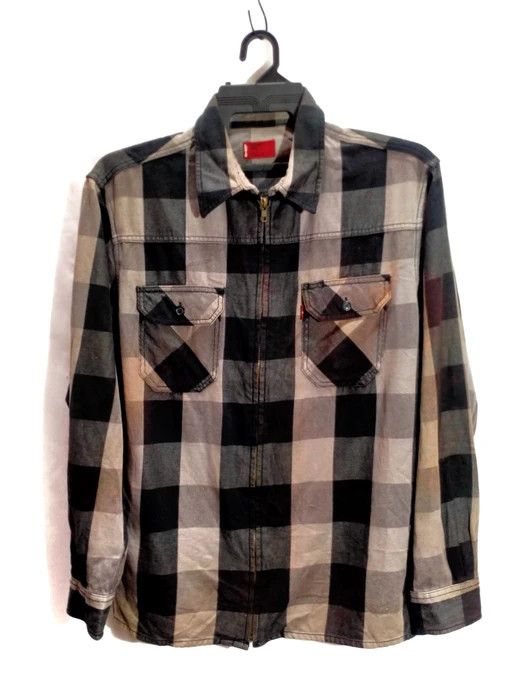 Japanese Brand × Levi's LEVIS RED TAB SUN FADED ZIPPPER BUTTON UP SHIRT Size US L / EU 52-54 / 3 - 1 Thumbnail