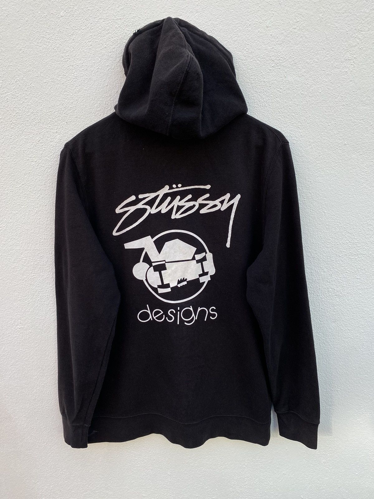 Stussy Stussy skateboard design big logo hoodies Size US M / EU 48-50 / 2 - 4 Thumbnail