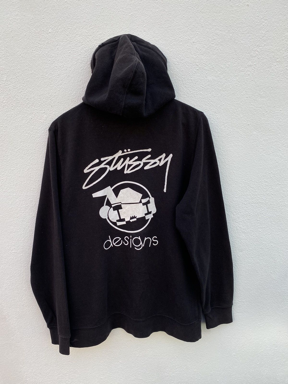 Stussy Stussy skateboard design big logo hoodies Size US M / EU 48-50 / 2 - 2 Thumbnail