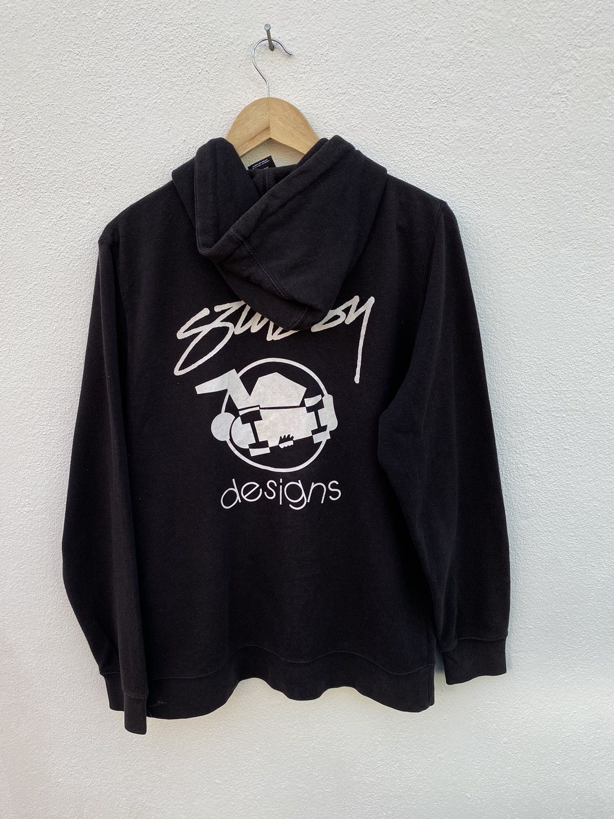 Stussy Stussy skateboard design big logo hoodies Size US M / EU 48-50 / 2 - 6 Thumbnail