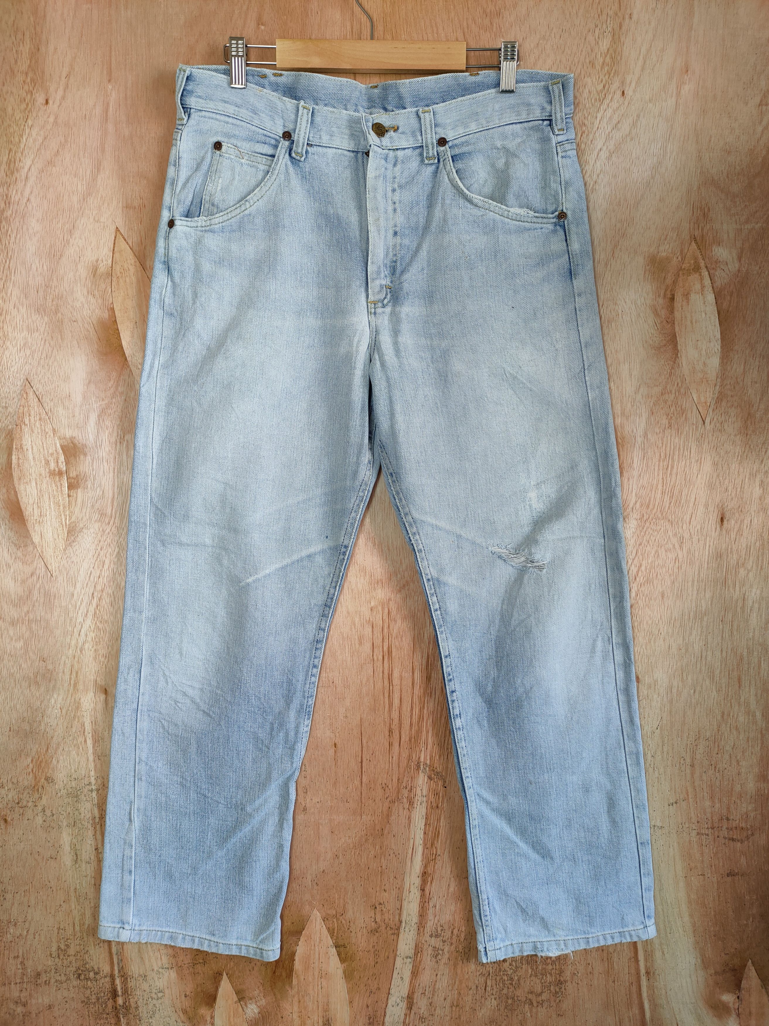 Lee VINTAGE 70" LEE RIDERS DENIM JEANS PANTS/ DISTRESSED Size US 32 / EU 48 - 1 Thumbnail