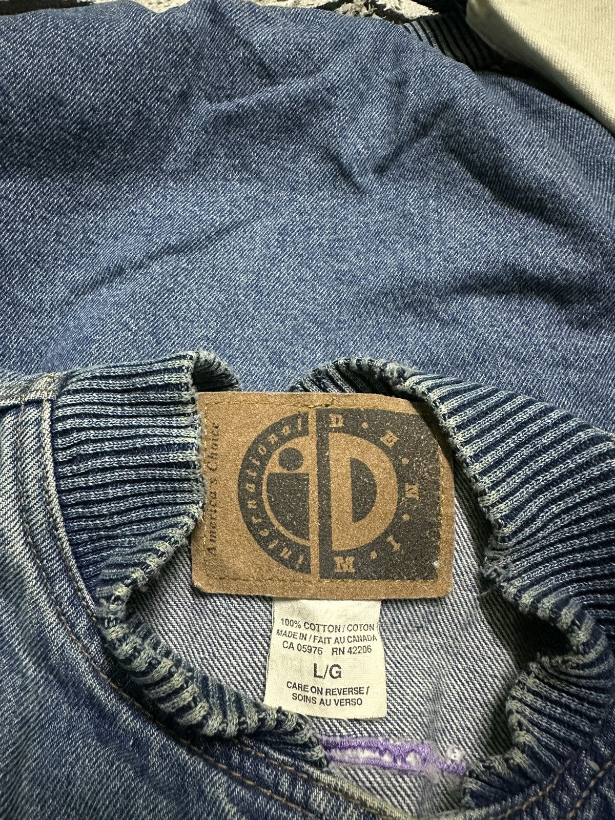 Vintage 🔥Rare🔥Rockrord fosgate bomber denim jacket with signature Size US L / EU 52-54 / 3 - 3 Thumbnail