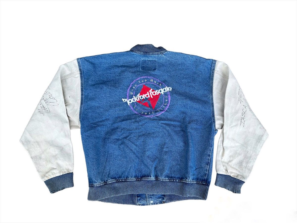 Vintage 🔥Rare🔥Rockrord fosgate bomber denim jacket with signature Size US L / EU 52-54 / 3 - 2 Thumbnail