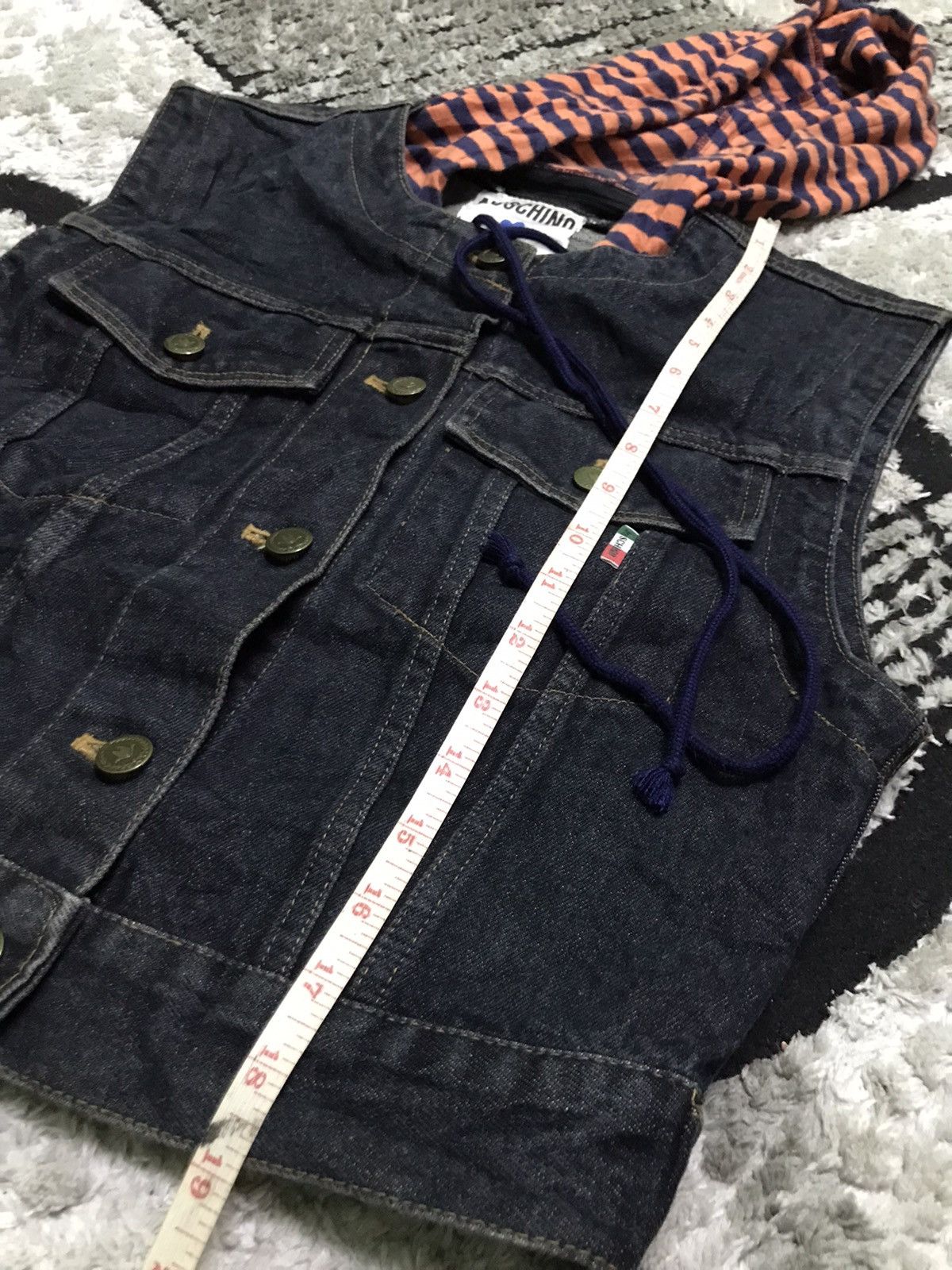 Moschino Moschino denim jacket hoodie Size US XS / EU 42 / 0 - 7 Thumbnail