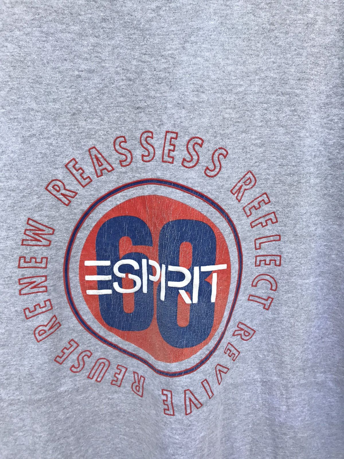 Esprit Vintage Esprit Big Logo Tees Size US L / EU 52-54 / 3 - 3 Thumbnail