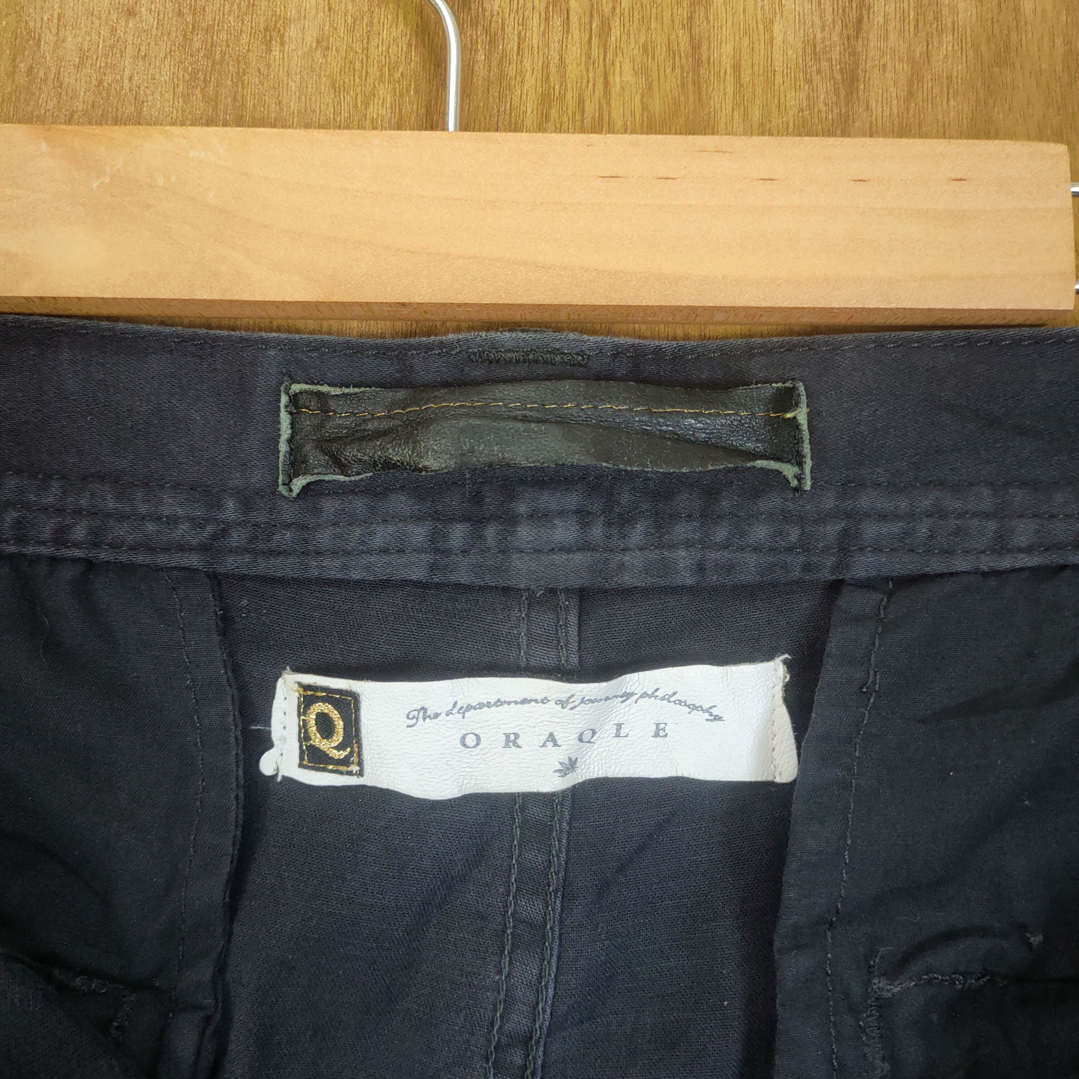 Black Label W32 ORAQLE VINTAGE BLACK FADED CARGO PANTS Size US 32 / EU 48 - 14 Thumbnail