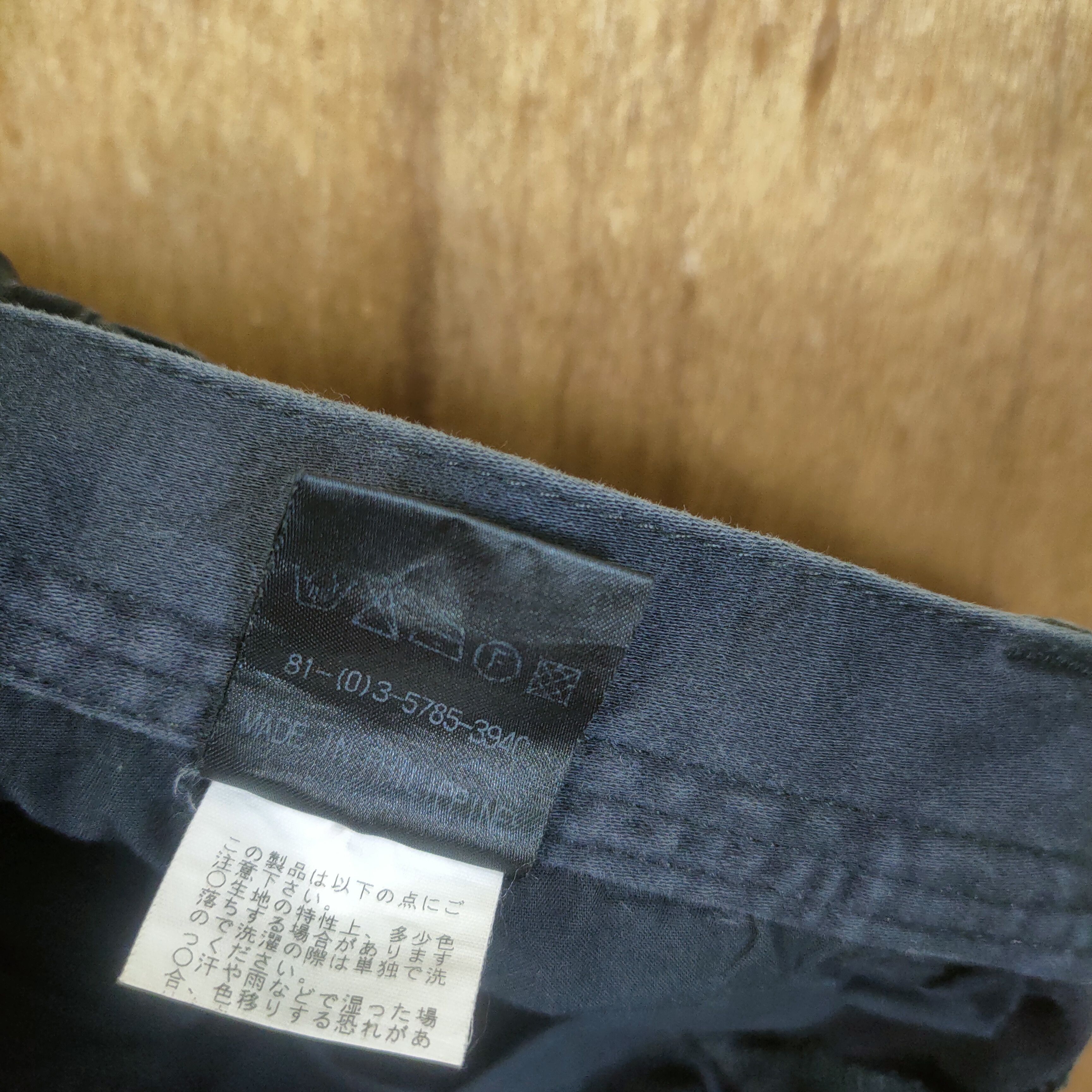 Black Label W32 ORAQLE VINTAGE BLACK FADED CARGO PANTS Size US 32 / EU 48 - 16 Thumbnail