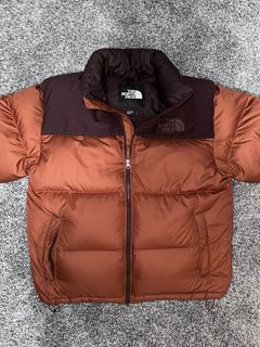 Supreme x TNF The North Face Orange Nuptse Puffer Jacket