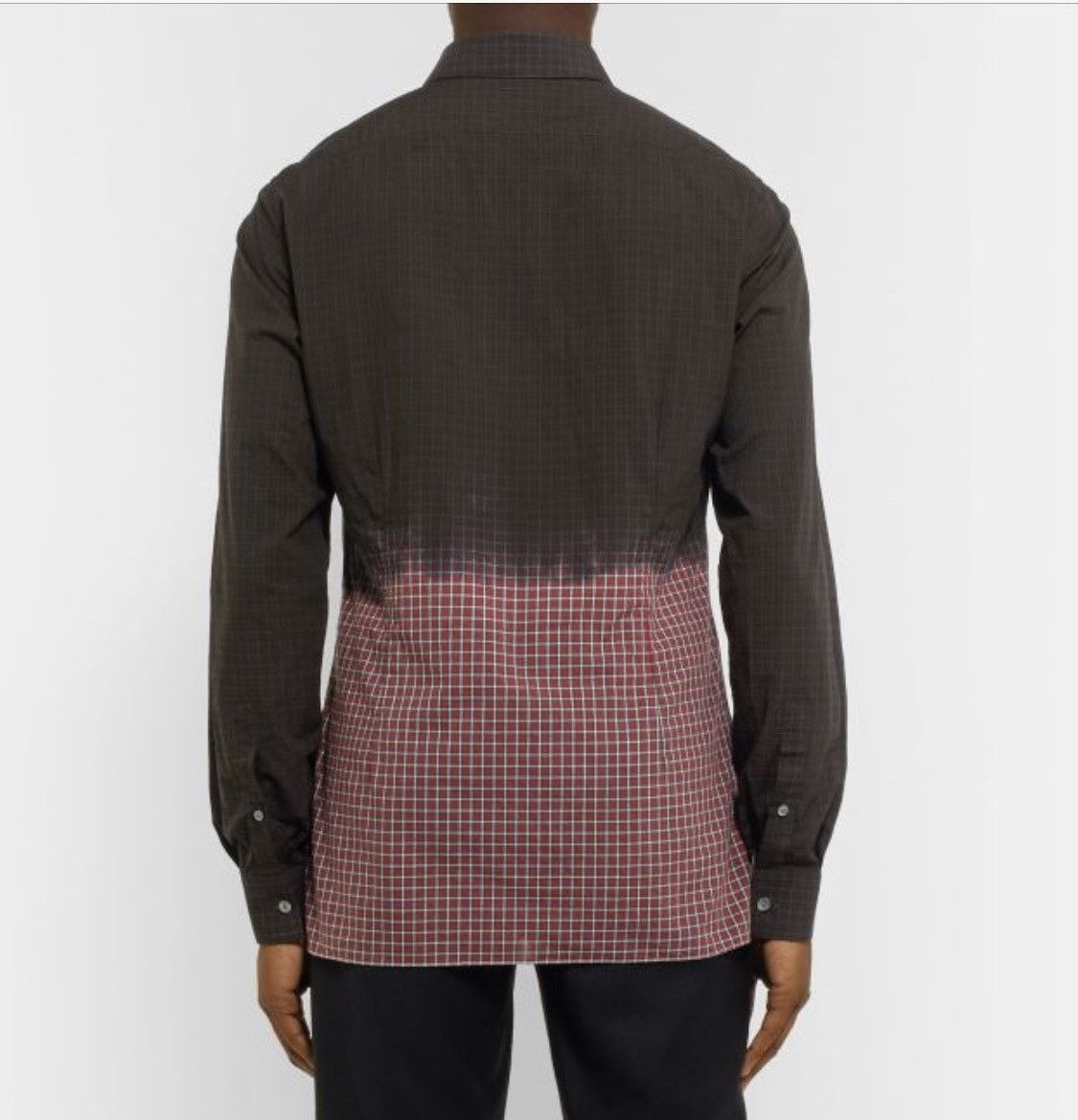 Lanvin Lanvin Dip Dye check Shirt Size US XL / EU 56 / 4 - 18 Thumbnail
