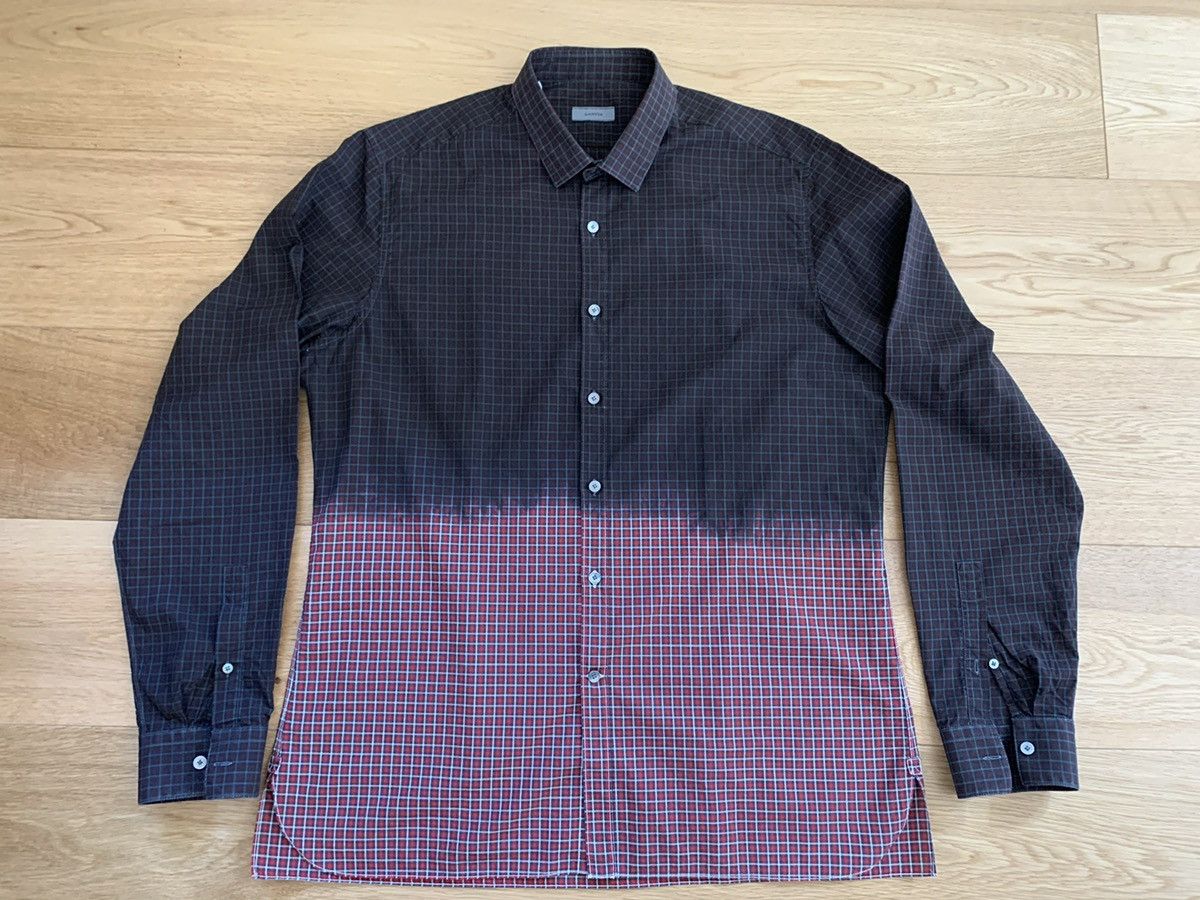 Lanvin Lanvin Dip Dye check Shirt Size US XL / EU 56 / 4 - 14 Thumbnail