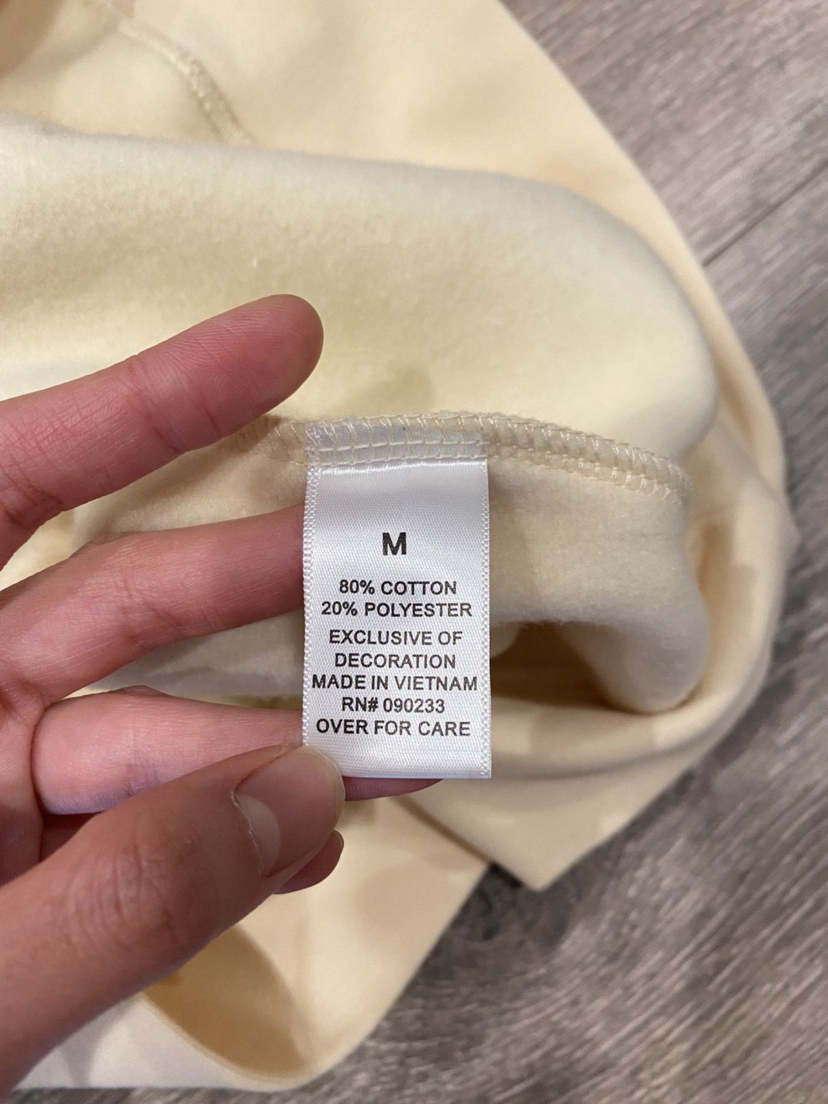 Essentials × Fear of God Fear of God Essentials Cream Hoodie Size M Size US M / EU 48-50 / 2 - 6 Thumbnail
