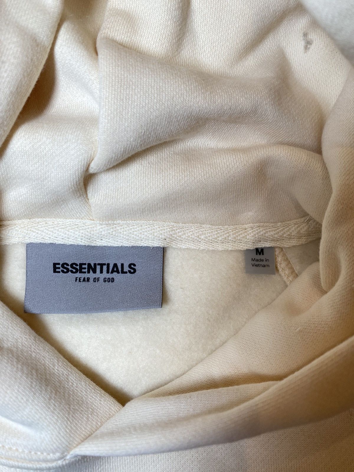 Essentials × Fear of God Fear of God Essentials Cream Hoodie Size M Size US M / EU 48-50 / 2 - 5 Thumbnail