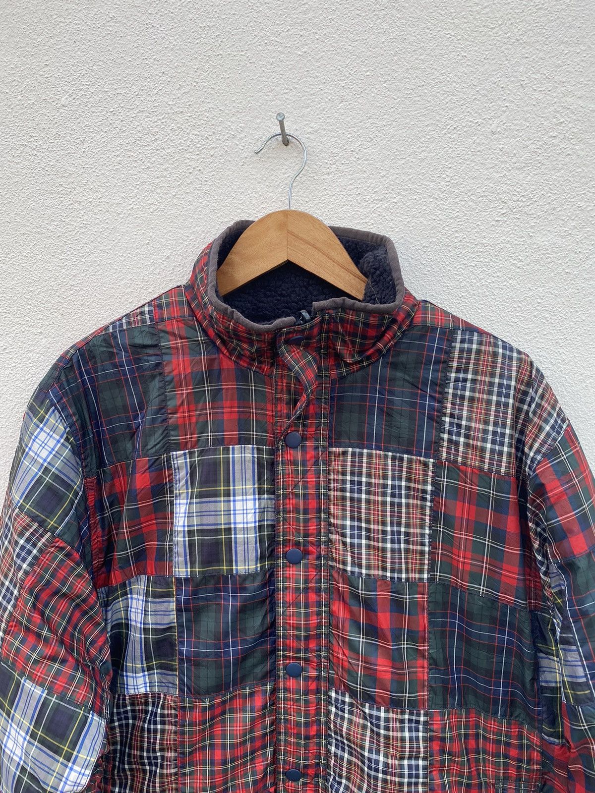 Stussy Stussy patchwork / fleece reversible jacket Size US L / EU 52-54 / 3 - 9 Thumbnail