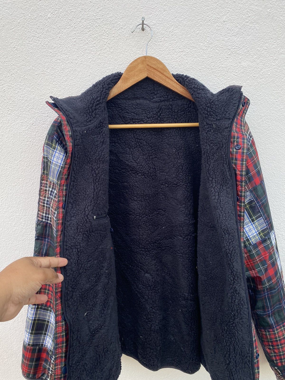 Stussy Stussy patchwork / fleece reversible jacket Size US L / EU 52-54 / 3 - 19 Thumbnail