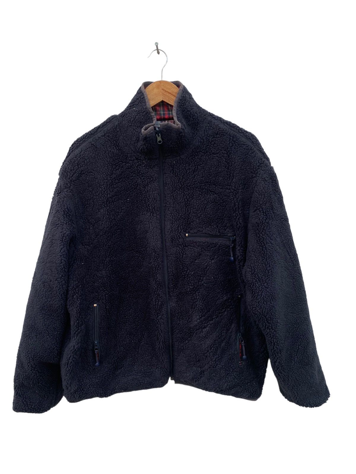 Stussy Stussy patchwork / fleece reversible jacket Size US L / EU 52-54 / 3 - 7 Thumbnail