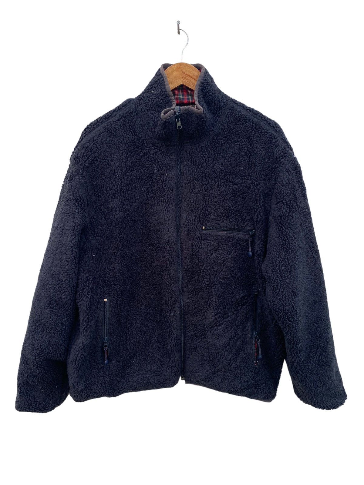 Stussy Stussy patchwork / fleece reversible jacket Size US L / EU 52-54 / 3 - 4 Thumbnail