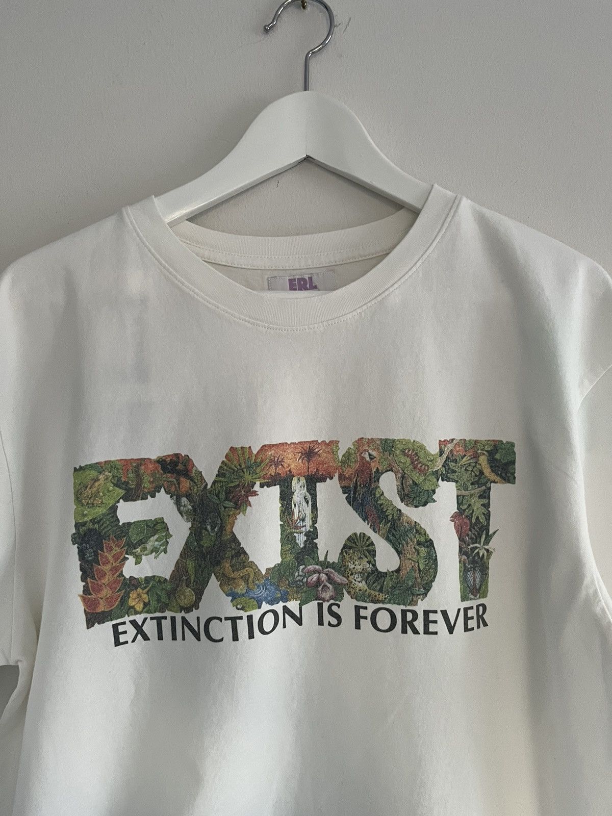 ERL ERL - Exist Print T-Shirt White Size US L / EU 52-54 / 3 - 2 Thumbnail