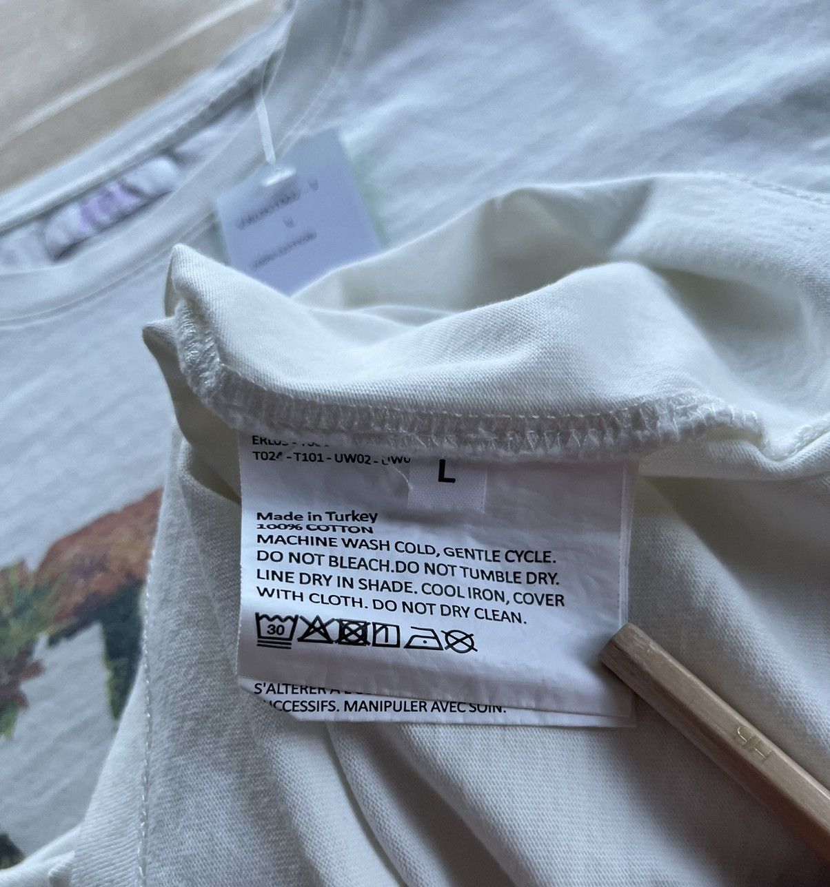 ERL ERL - Exist Print T-Shirt White Size US L / EU 52-54 / 3 - 6 Thumbnail