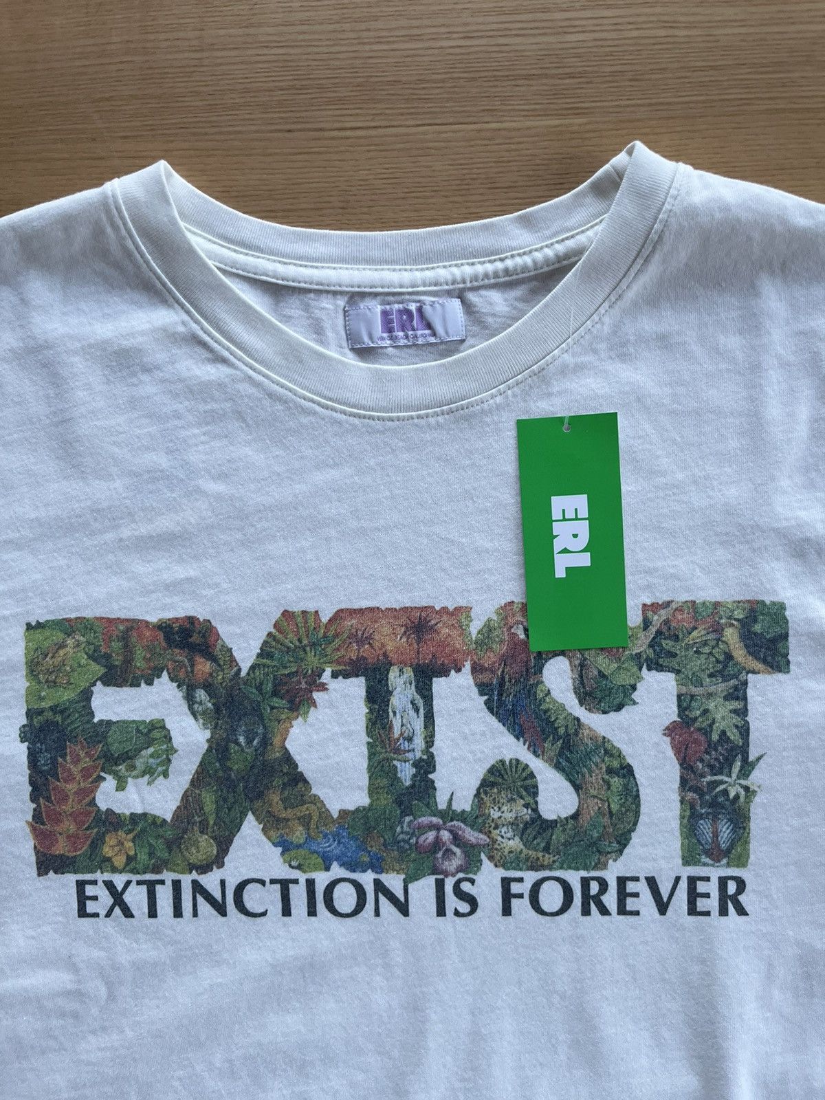 ERL ERL - Exist Print T-Shirt White Size US L / EU 52-54 / 3 - 4 Thumbnail