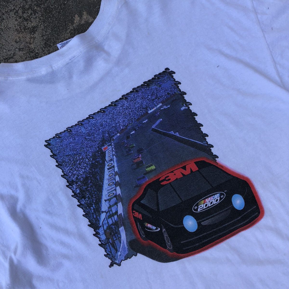 NASCAR × Vintage Rare Vintage 2000 NASCAR Racing Promo Tournament Crew Tee Size US XL / EU 56 / 4 - 2 Thumbnail