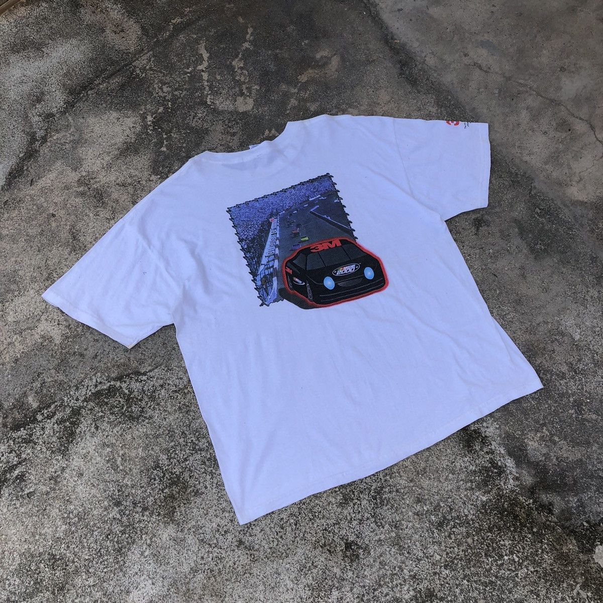 NASCAR × Vintage Rare Vintage 2000 NASCAR Racing Promo Tournament Crew Tee Size US XL / EU 56 / 4 - 1 Thumbnail