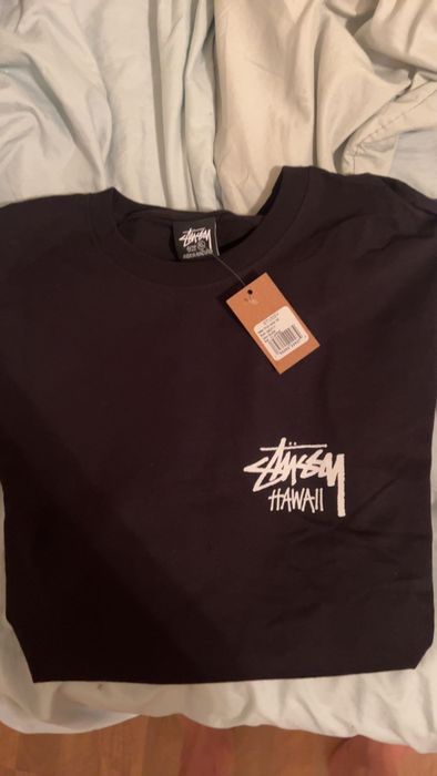 Stussy Stussy Hawaii Chapter Stock Tee Size XL Black new | Grailed