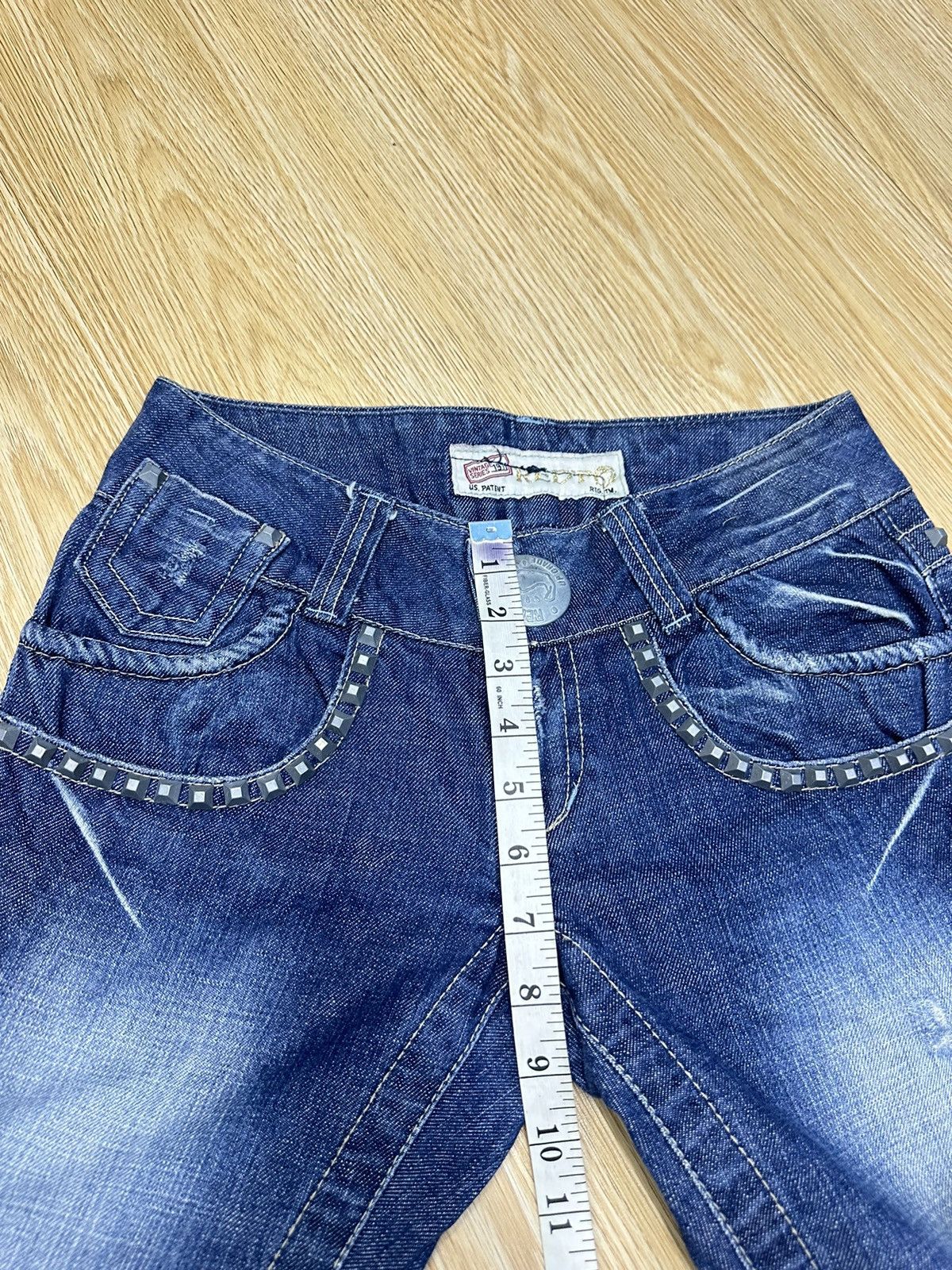 14th Addiction × Beauty Beast × Hysteric Glamour Flare Redpepper Spike Like Hysteric Style US Patern JJ75 Size 28" / US 6 / IT 42 - 4 Thumbnail