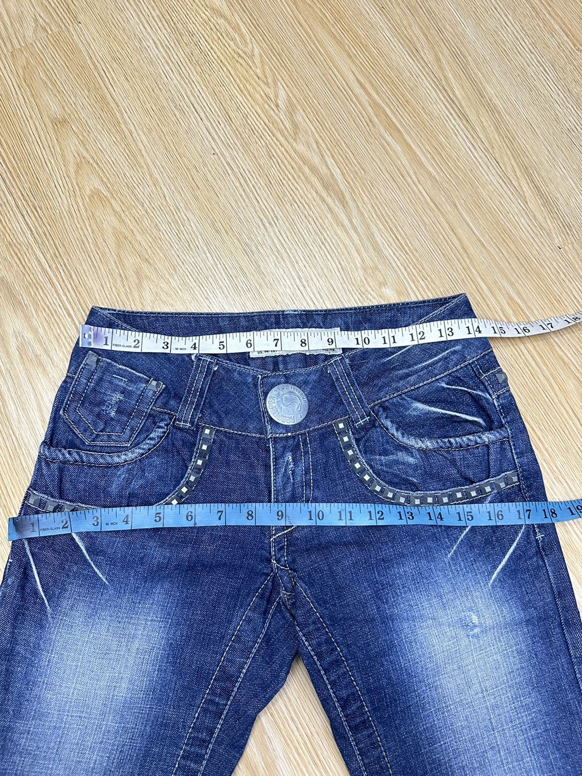 14th Addiction × Beauty Beast × Hysteric Glamour Flare Redpepper Spike Like Hysteric Style US Patern JJ75 Size 28" / US 6 / IT 42 - 3 Thumbnail