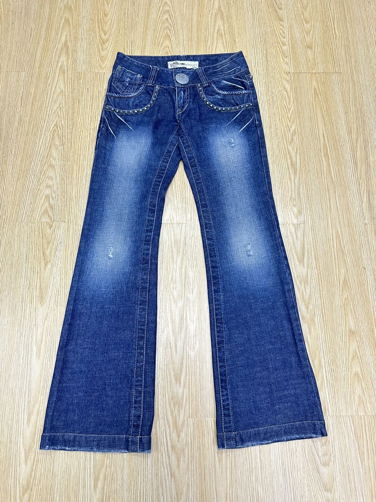 14th Addiction × Beauty Beast × Hysteric Glamour Flare Redpepper Spike Like Hysteric Style US Patern JJ75 Size 28" / US 6 / IT 42 - 1 Thumbnail