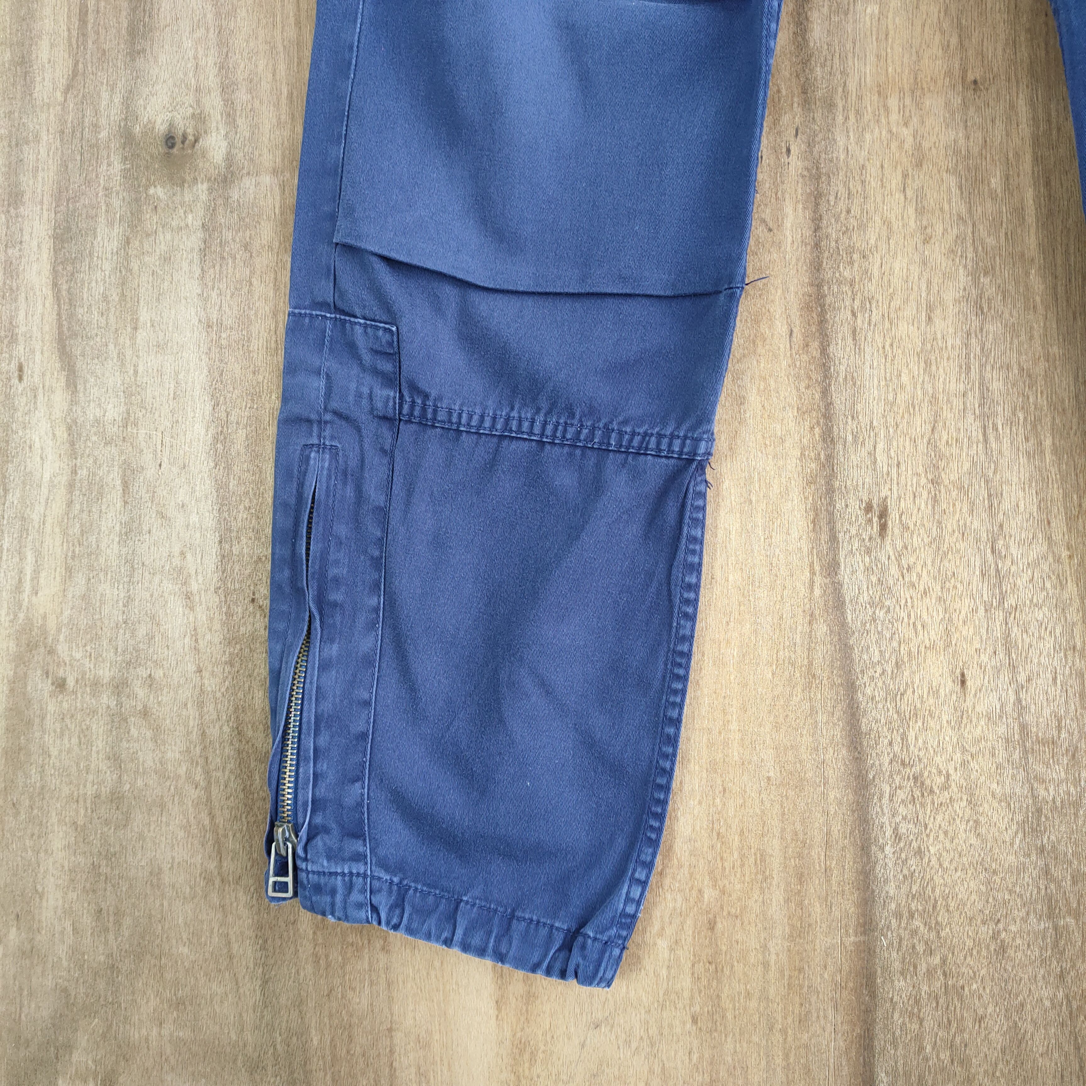 Japanese Brand #R1 VINTAGE JAPANESE BRAND FADED CARGO PANTS Size US 32 / EU 48 - 10 Thumbnail