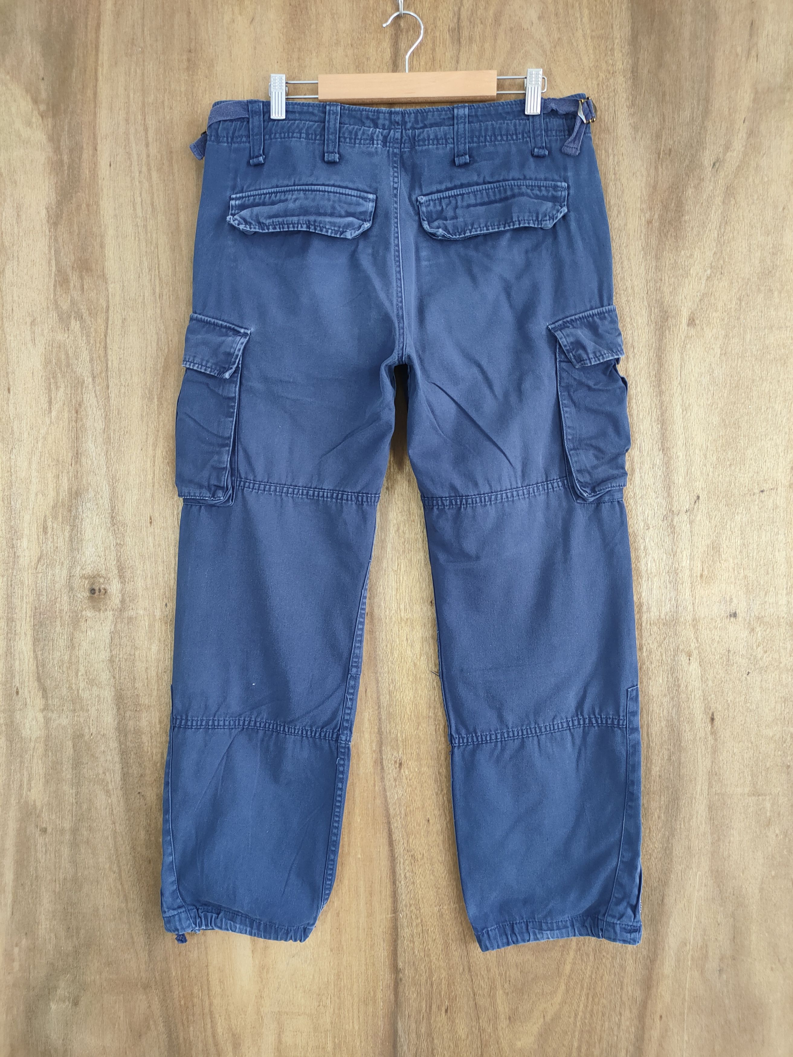 Japanese Brand #R1 VINTAGE JAPANESE BRAND FADED CARGO PANTS Size US 32 / EU 48 - 2 Thumbnail