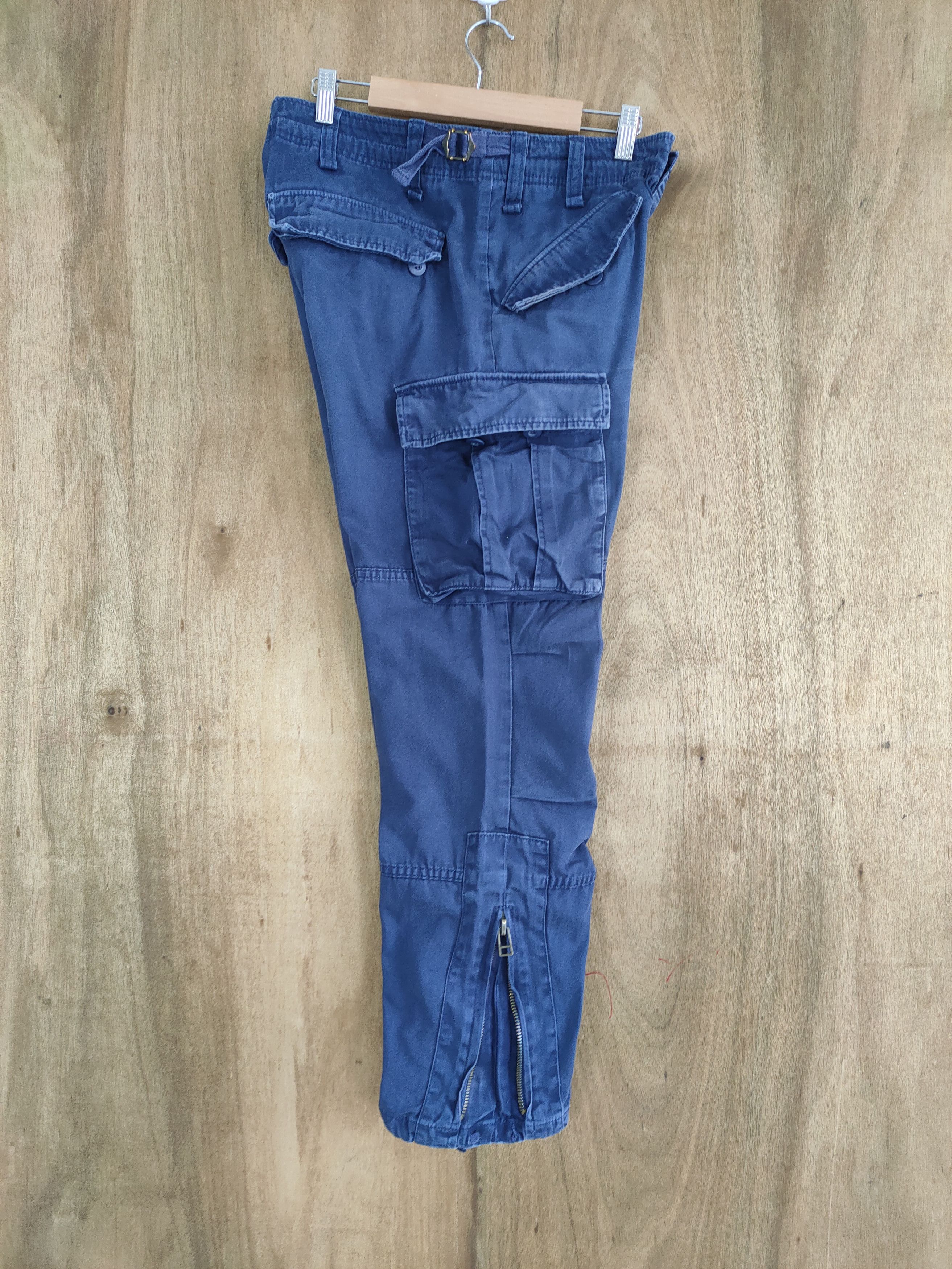Japanese Brand #R1 VINTAGE JAPANESE BRAND FADED CARGO PANTS Size US 32 / EU 48 - 3 Thumbnail