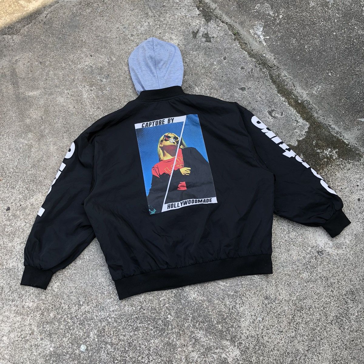 Japanese Brand × Vintage 🔥Rare🔥🇯🇵Capture Hollywood Made Hype Beast Hoodie Light Jacket Size US L / EU 52-54 / 3 - 5 Thumbnail