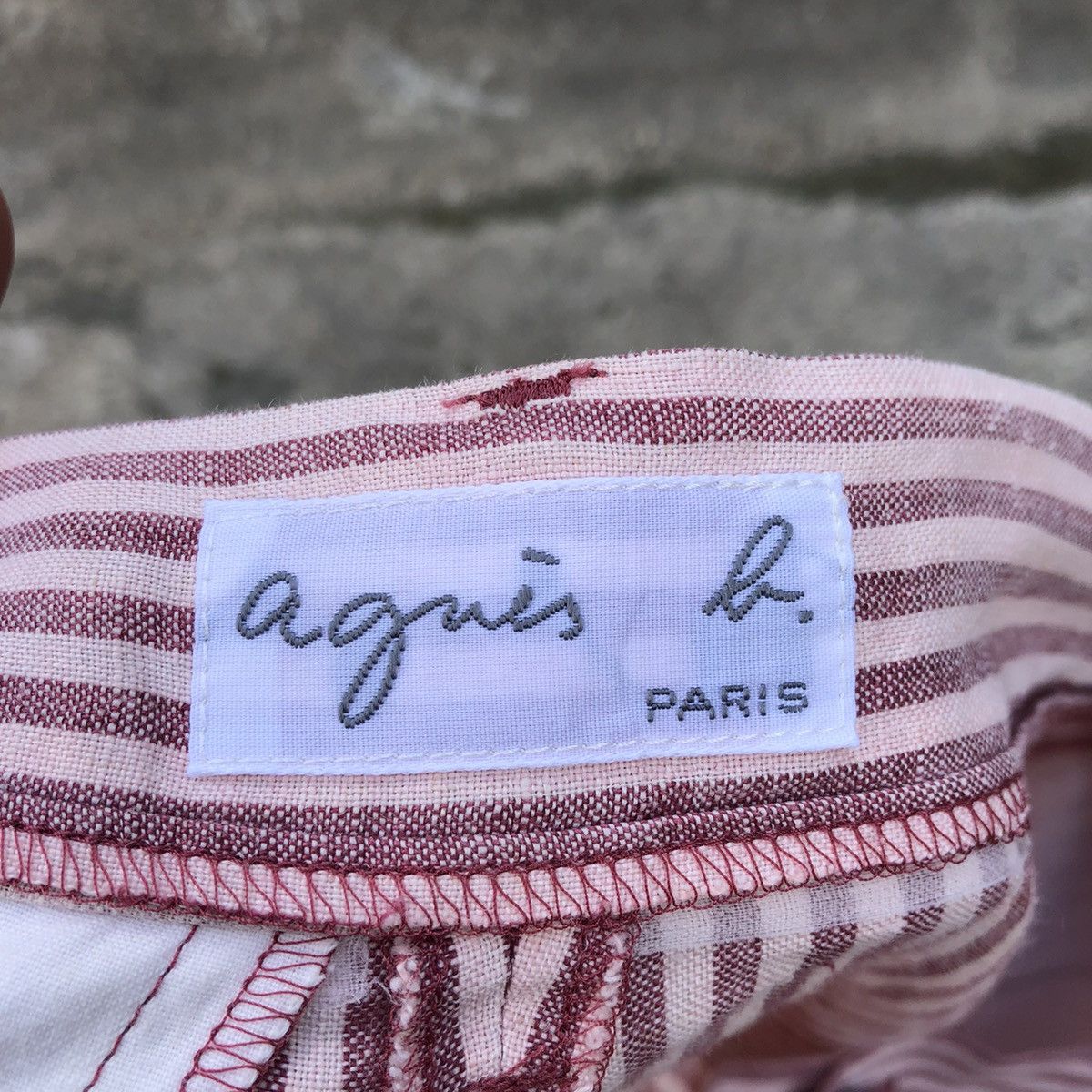 Designer × Vintage × agnes b. 🔥Rare🔥Vintage Agnes B. Avant Garde Styles Linen Casual Pants Size 30" / US 8 / IT 44 - 13 Thumbnail