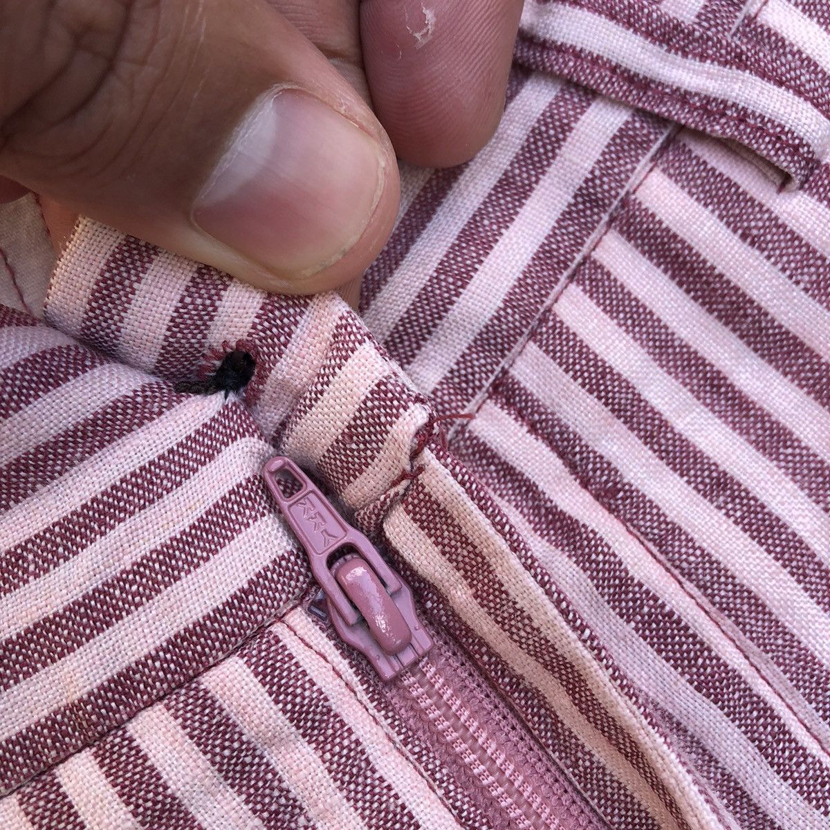 Designer × Vintage × agnes b. 🔥Rare🔥Vintage Agnes B. Avant Garde Styles Linen Casual Pants Size 30" / US 8 / IT 44 - 10 Thumbnail