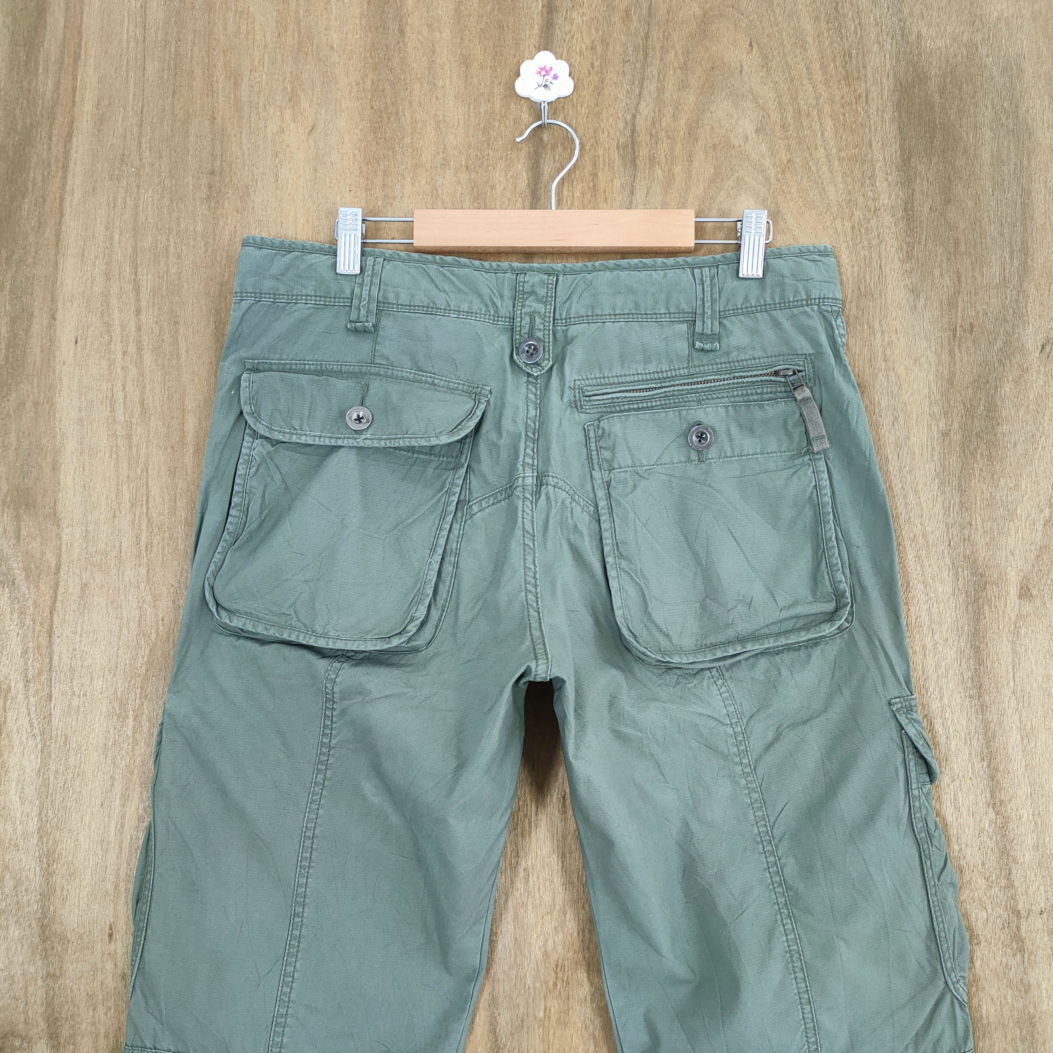Japanese Brand VINTAGE JAPANESE BRAND FADED GREEN CARGO PANTS Size US 32 / EU 48 - 8 Thumbnail