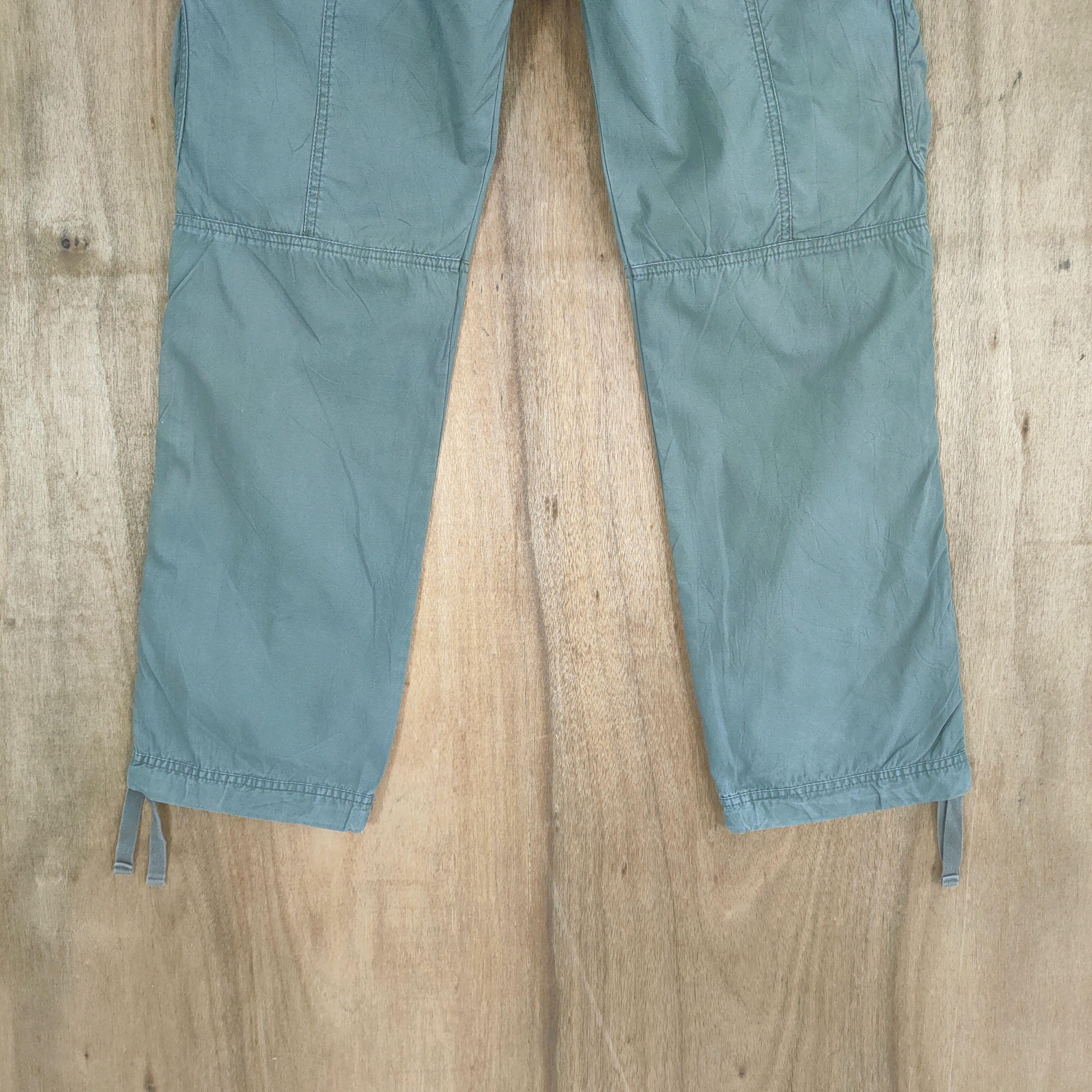 Japanese Brand VINTAGE JAPANESE BRAND FADED GREEN CARGO PANTS Size US 32 / EU 48 - 9 Thumbnail