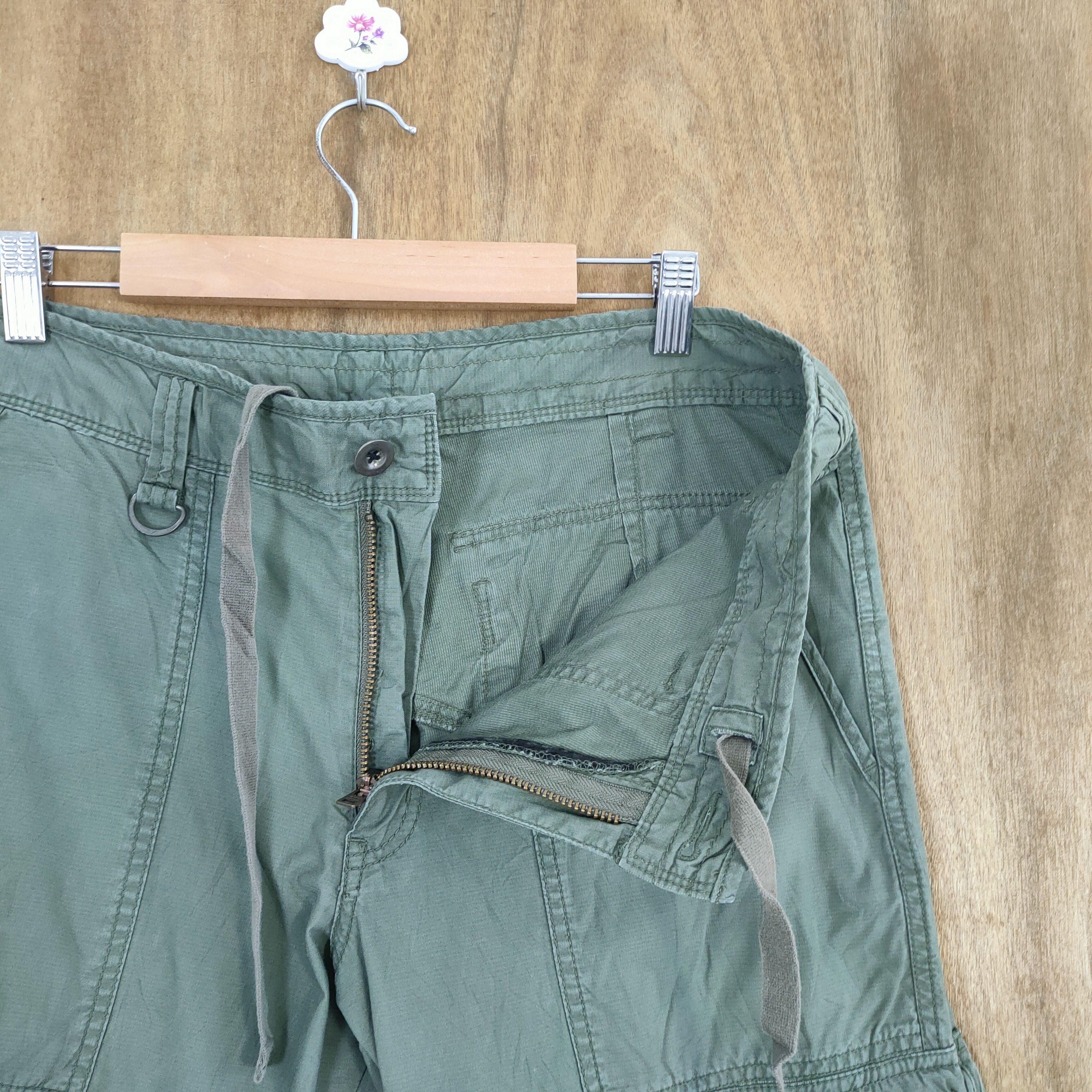 Japanese Brand VINTAGE JAPANESE BRAND FADED GREEN CARGO PANTS Size US 32 / EU 48 - 10 Thumbnail