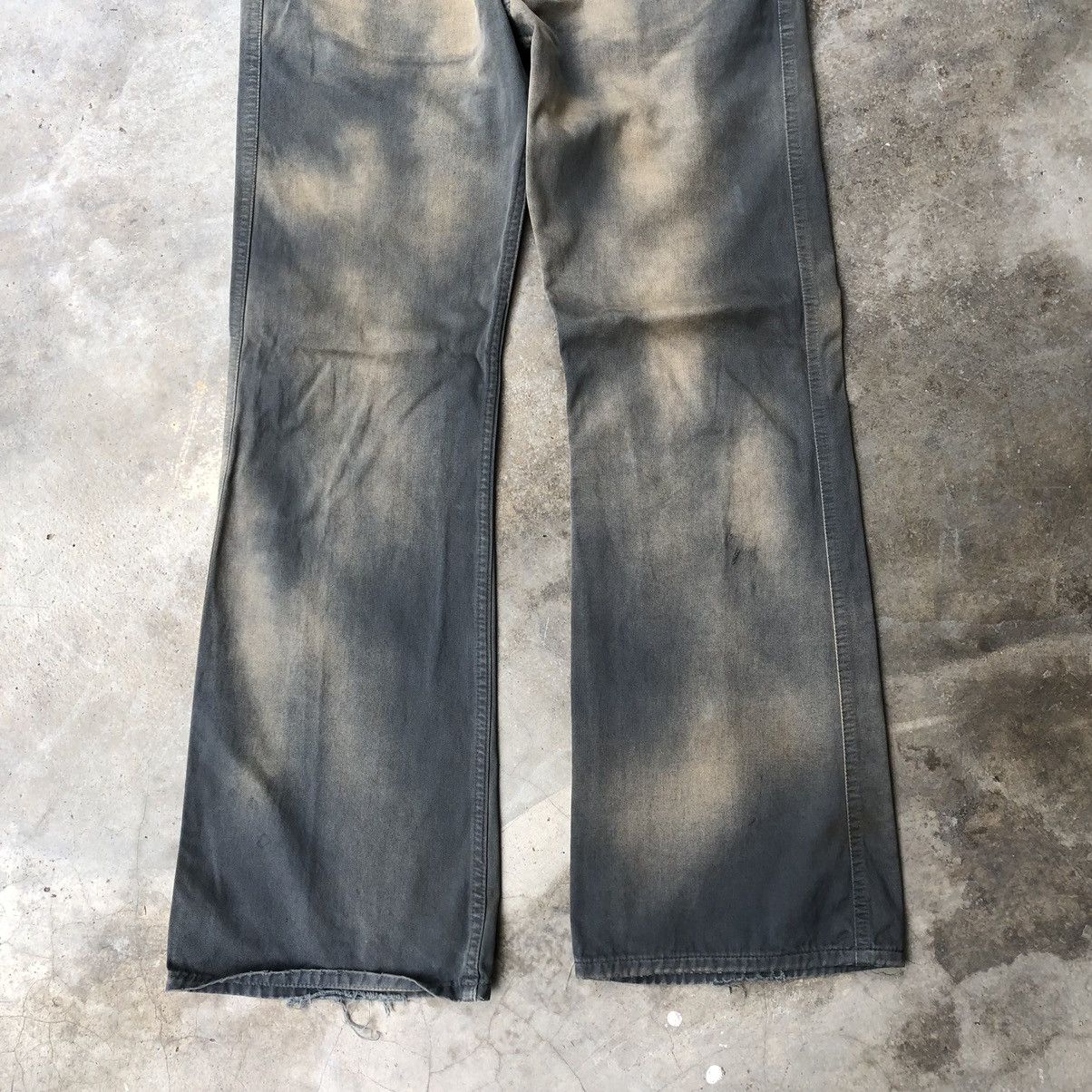Diesel × Vintage 🔥Sick🔥Distress🔥Diesel Industry Splash Bleach Buttons Pants Size US 31 - 3 Thumbnail