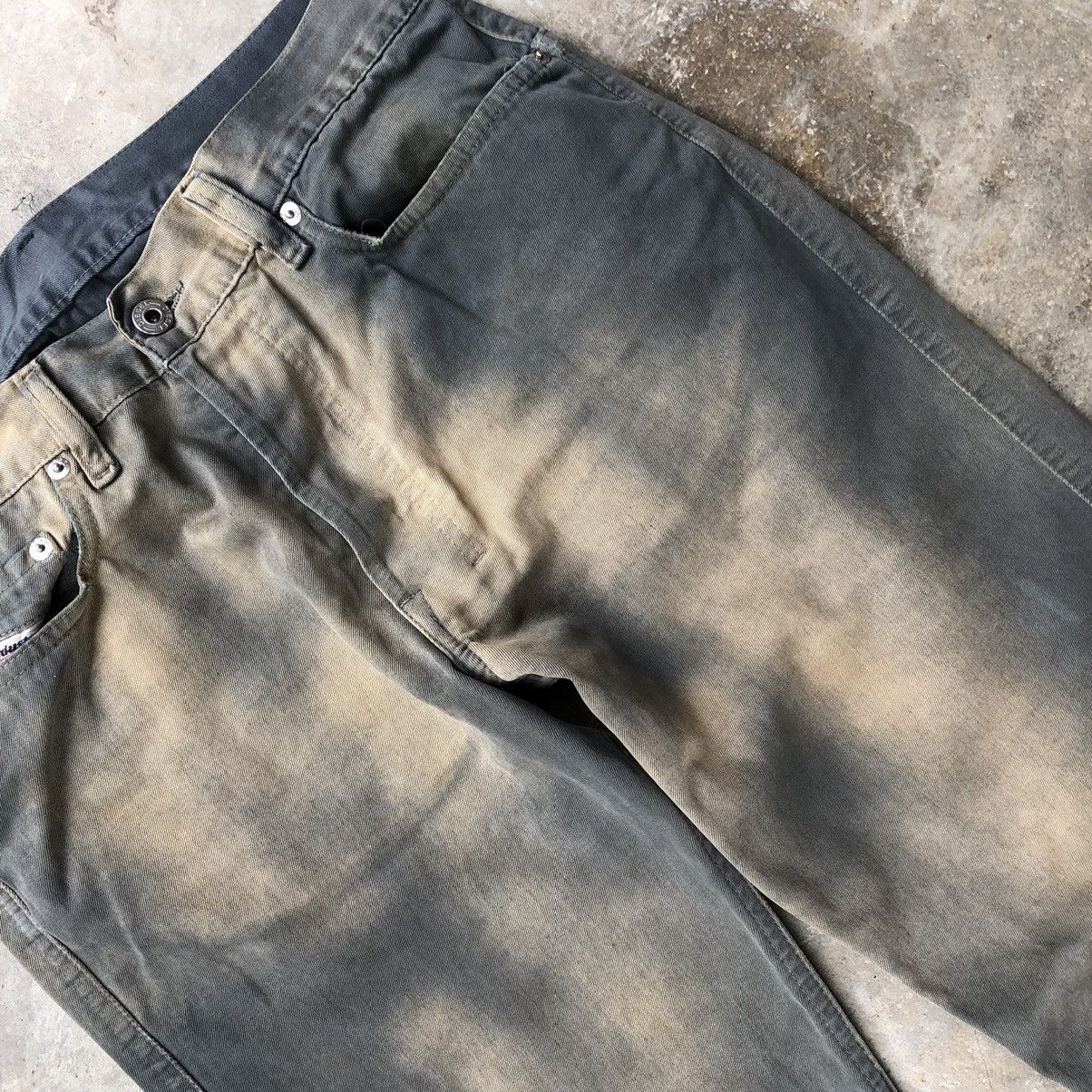 Diesel × Vintage 🔥Sick🔥Distress🔥Diesel Industry Splash Bleach Buttons Pants Size US 31 - 13 Thumbnail