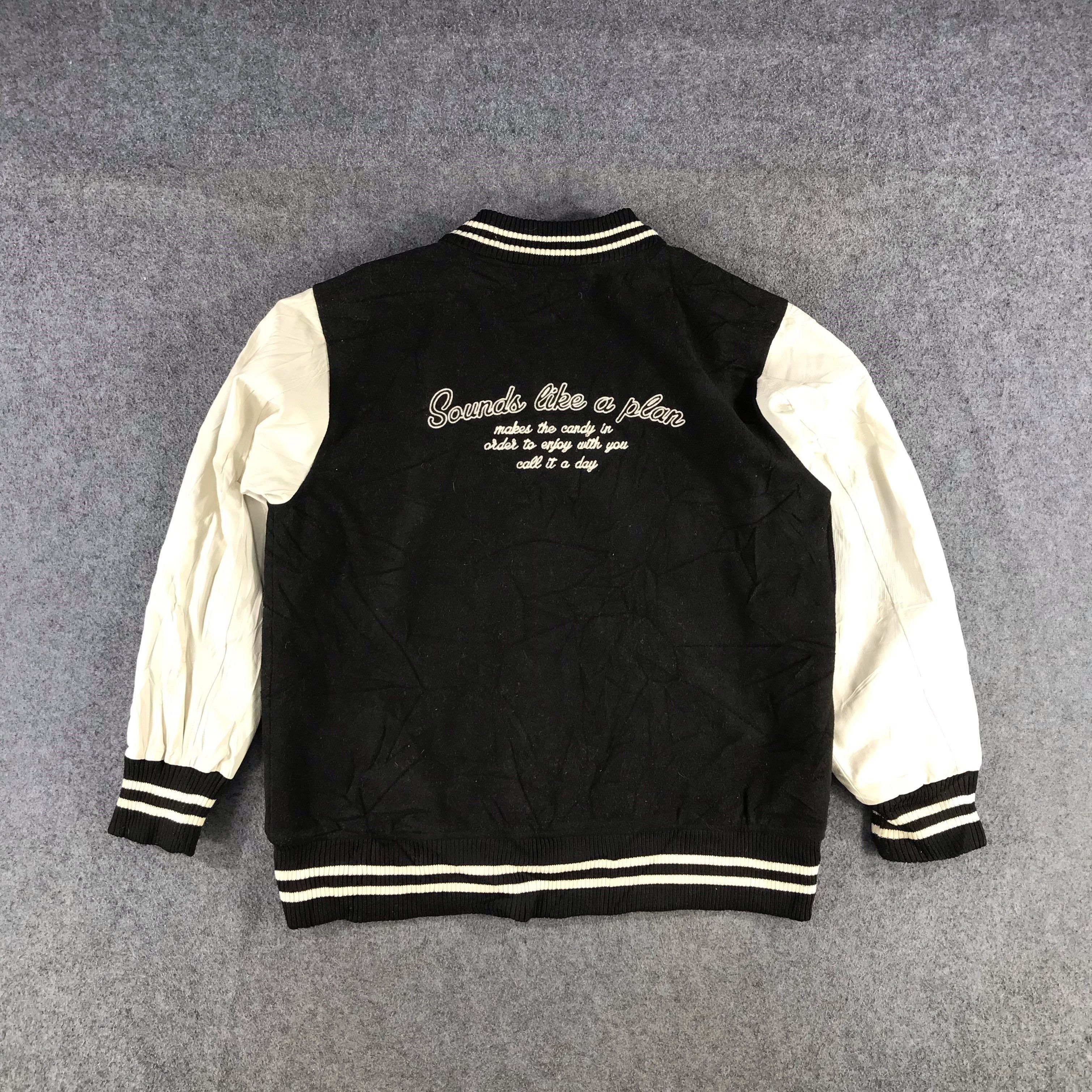 Japanese Brand Japanese Olive Des Olive Letterman Varsity Jacket JC112 Size US L / EU 52-54 / 3 - 3 Thumbnail