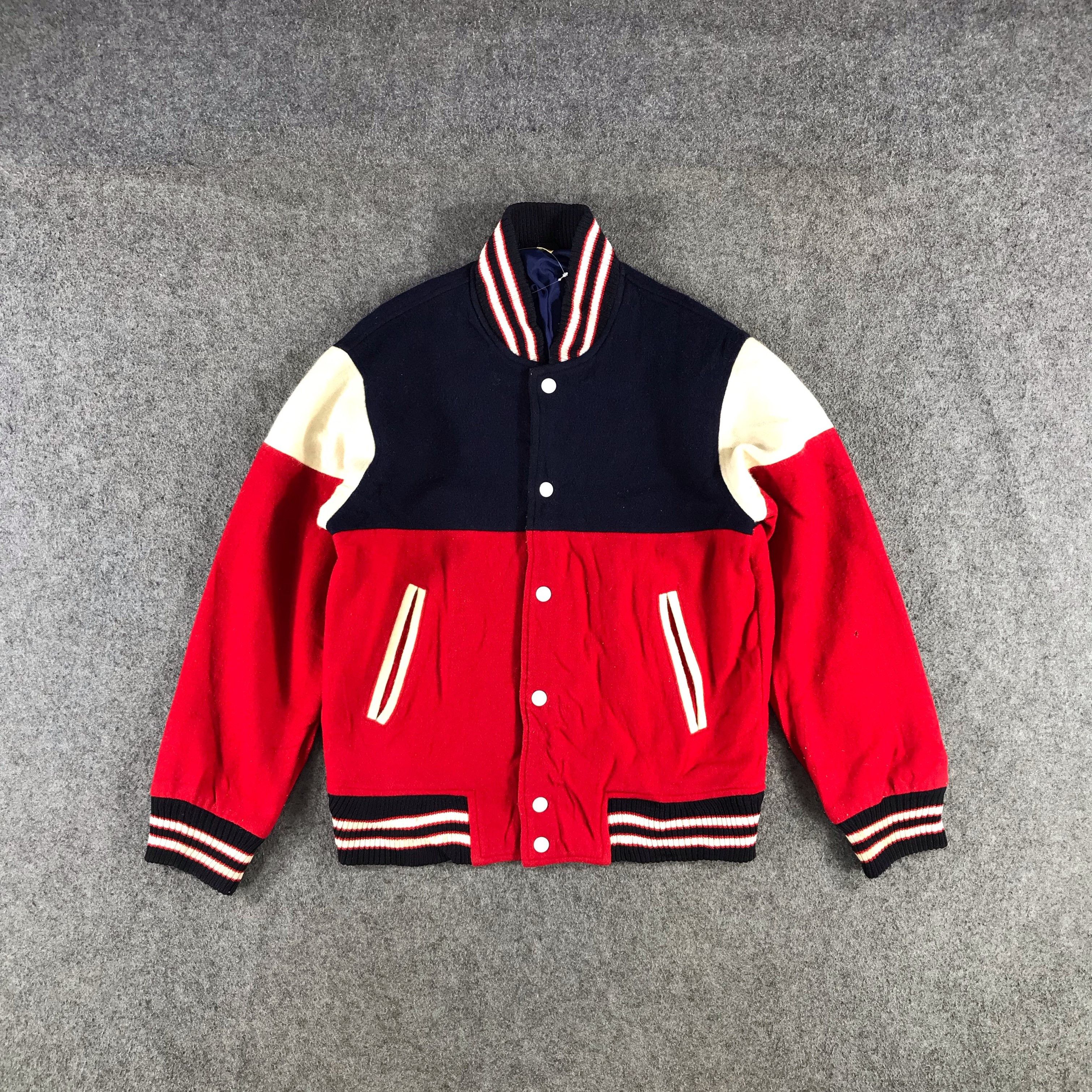 Japanese Brand Vintage 80s College Varsity Jacket JC98 Size US M / EU 48-50 / 2 - 1 Thumbnail