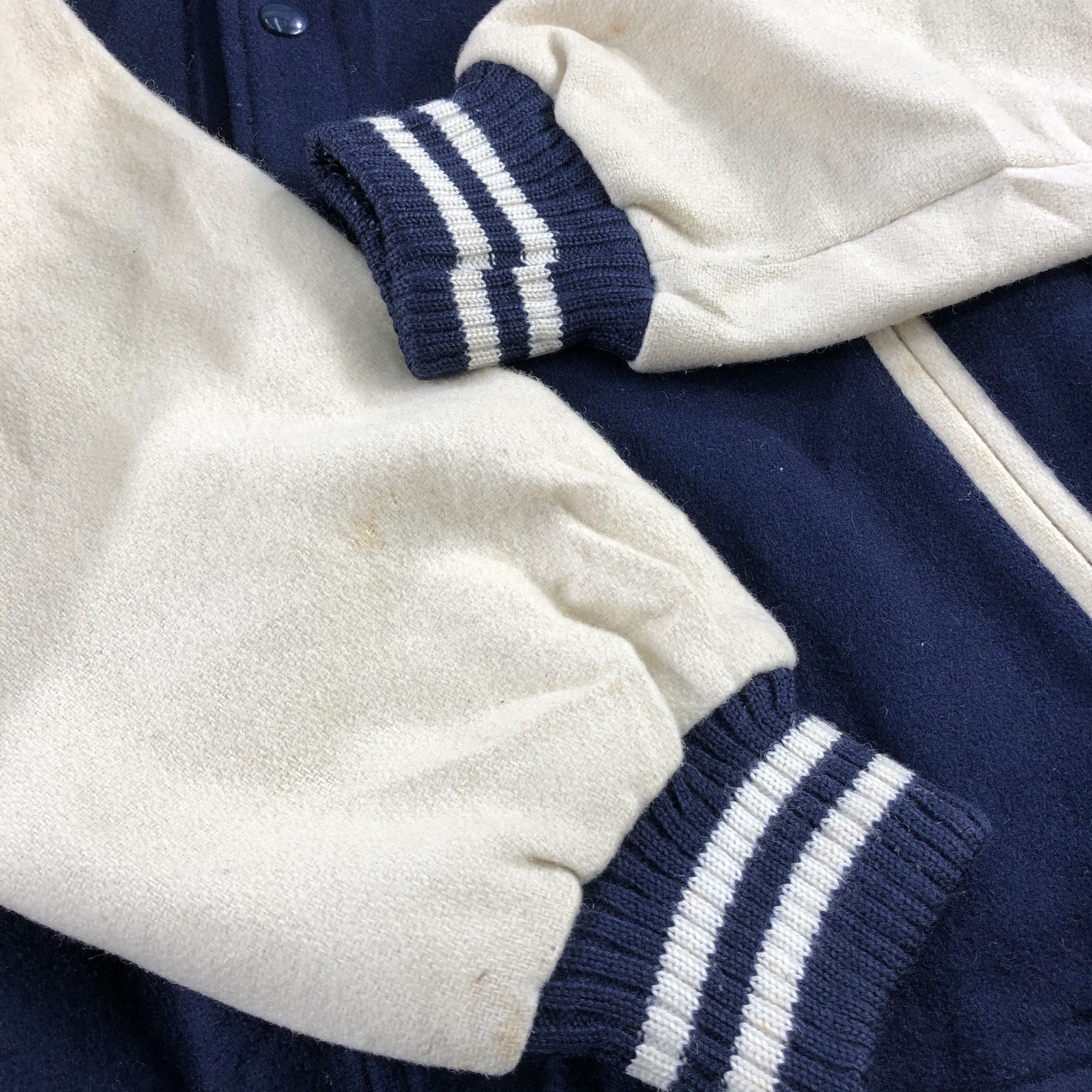 Japanese Brand Vintage Troy Bros Baseball Varsity Jacket JC74 Size US L / EU 52-54 / 3 - 4 Thumbnail