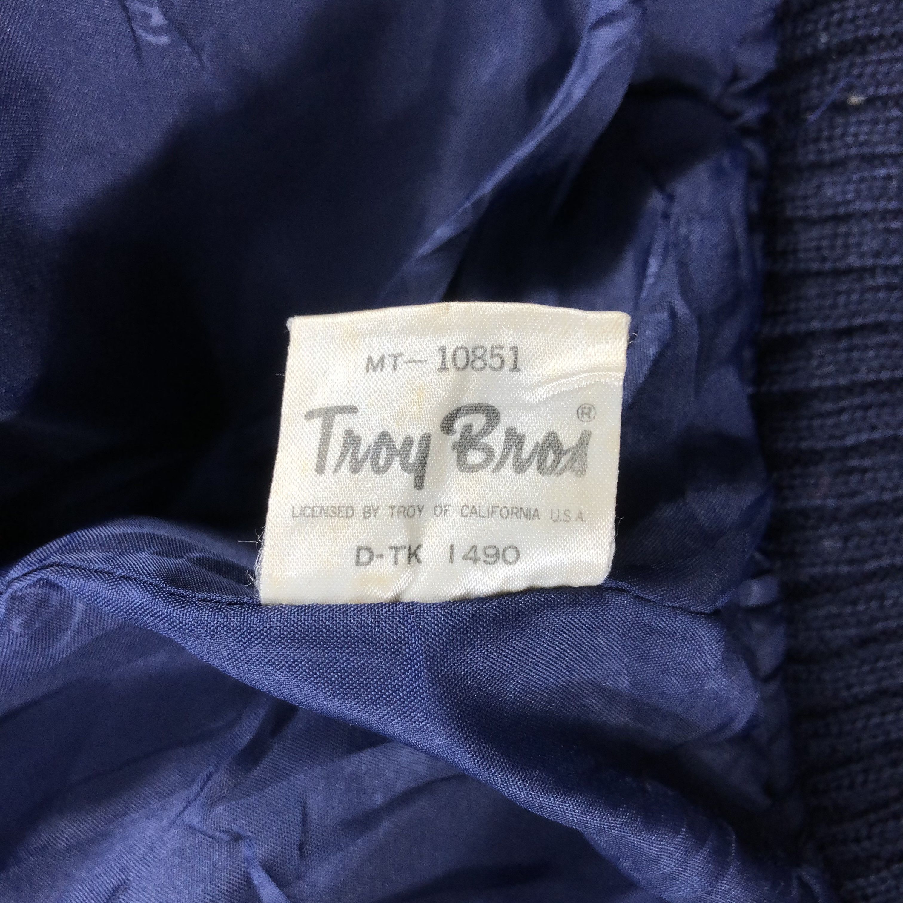 Japanese Brand Vintage Troy Bros Baseball Varsity Jacket JC74 Size US L / EU 52-54 / 3 - 6 Thumbnail