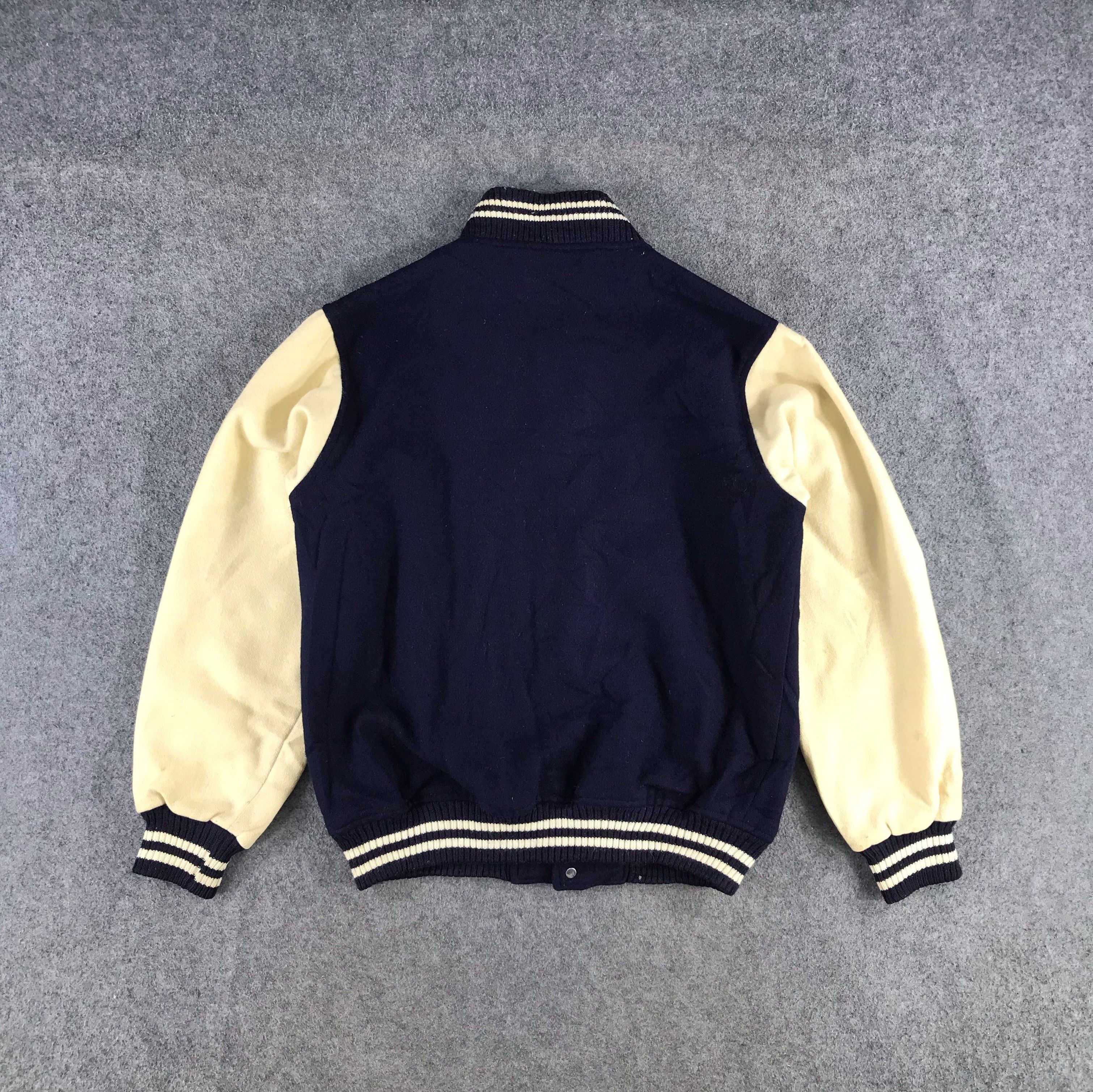 Japanese Brand Vintage Troy Bros Baseball Varsity Jacket JC74 Size US L / EU 52-54 / 3 - 3 Thumbnail