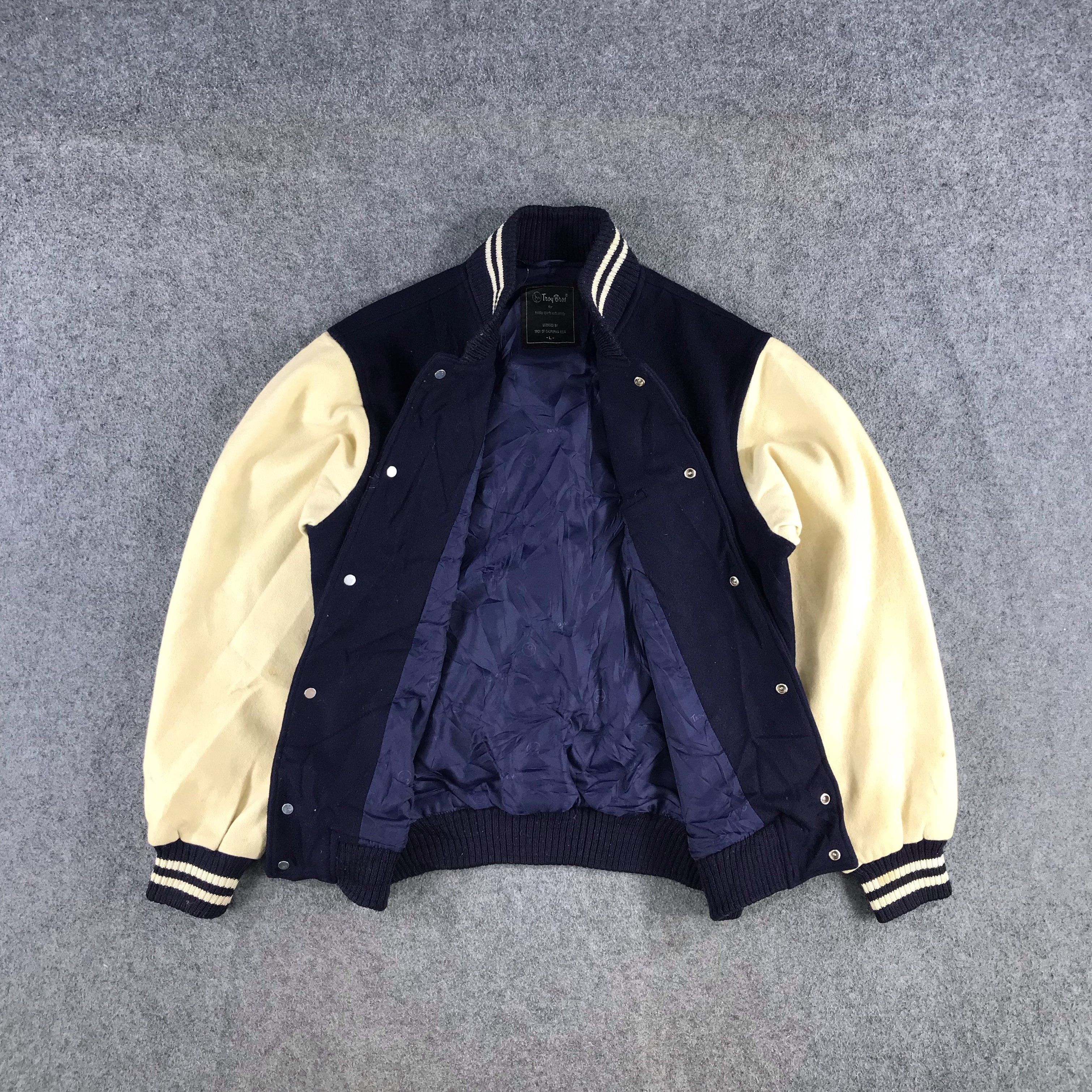 Japanese Brand Vintage Troy Bros Baseball Varsity Jacket JC74 Size US L / EU 52-54 / 3 - 2 Thumbnail