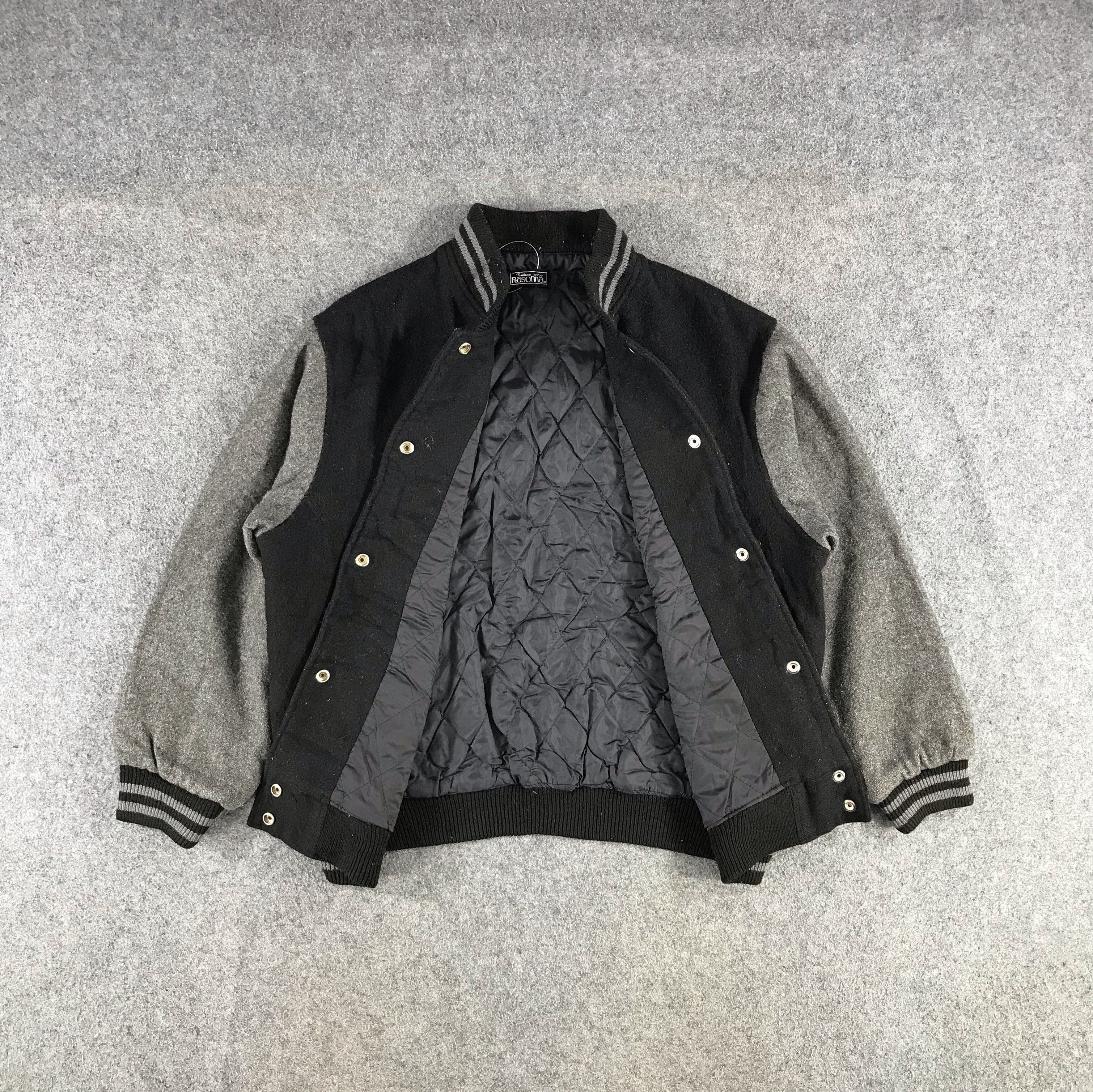 Japanese Brand Vintage Japanese Rasonna Wool Bomber Varsity Jacket JC75 Size US L / EU 52-54 / 3 - 2 Thumbnail