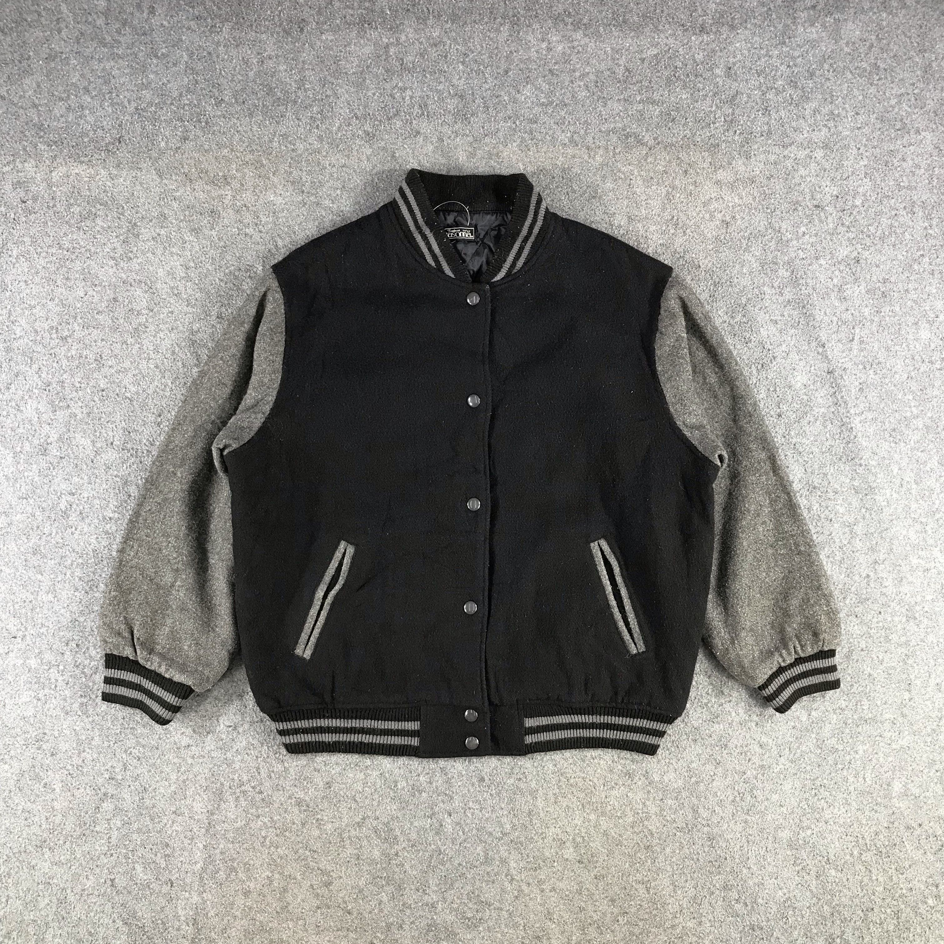 Vintage Japanese Rasonna Wool Bomber Varsity Jacket JC75