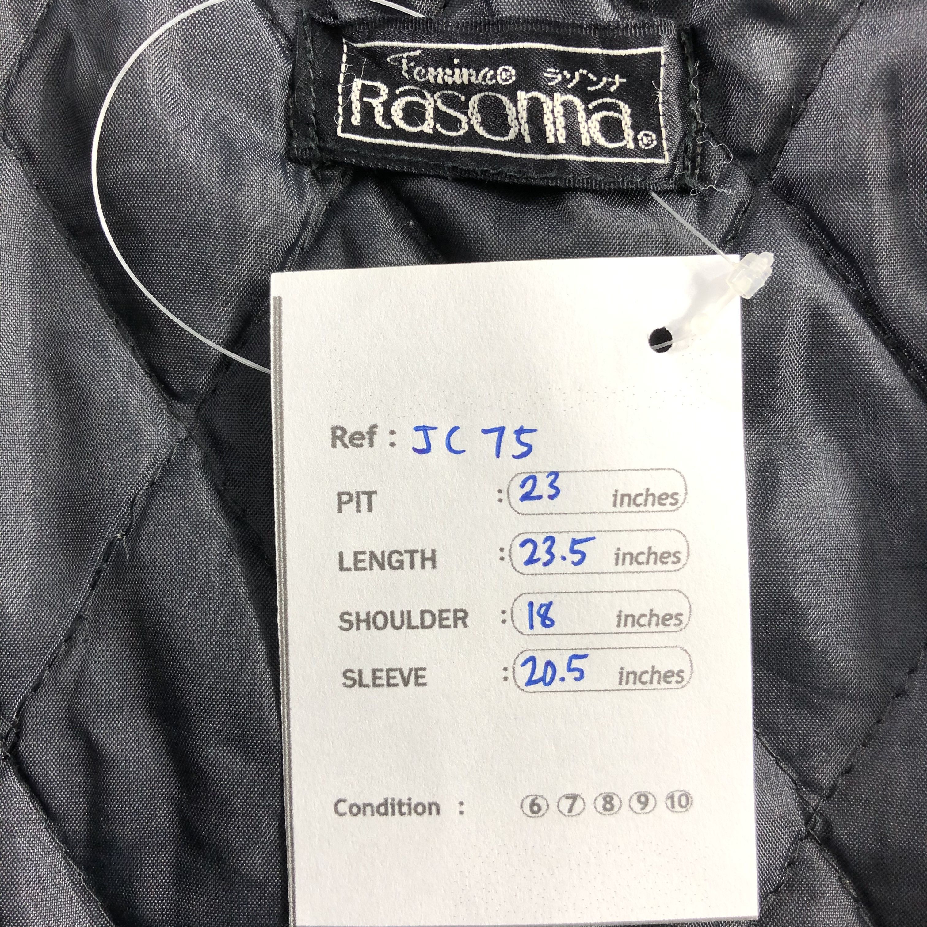 Japanese Brand Vintage Japanese Rasonna Wool Bomber Varsity Jacket JC75 Size US L / EU 52-54 / 3 - 7 Thumbnail