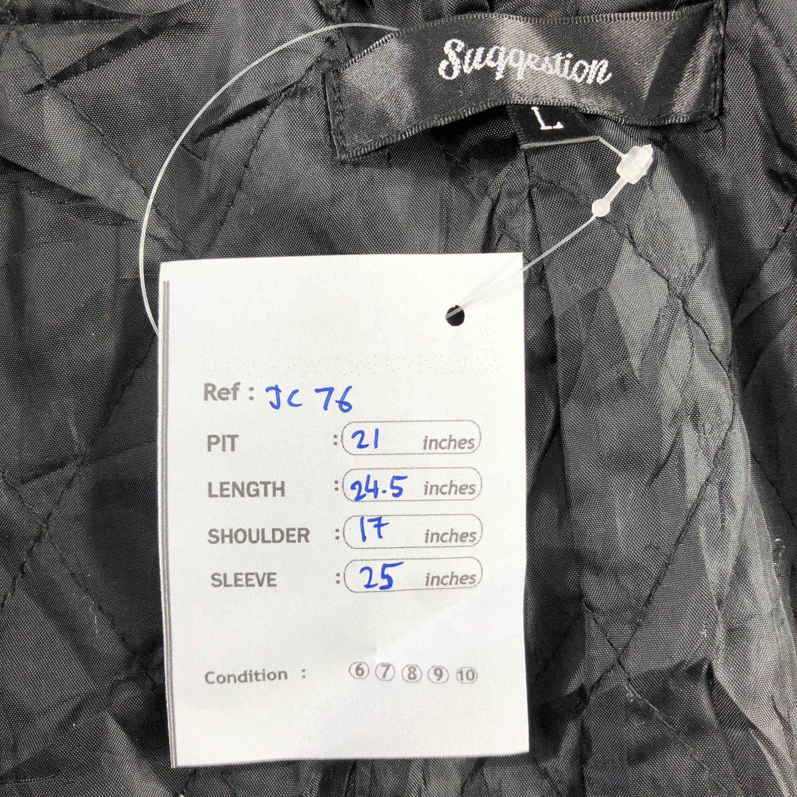 Japanese Brand Japanese Brand Suggestion Black Bomber Varsity Jacket JC76 Size US L / EU 52-54 / 3 - 7 Thumbnail